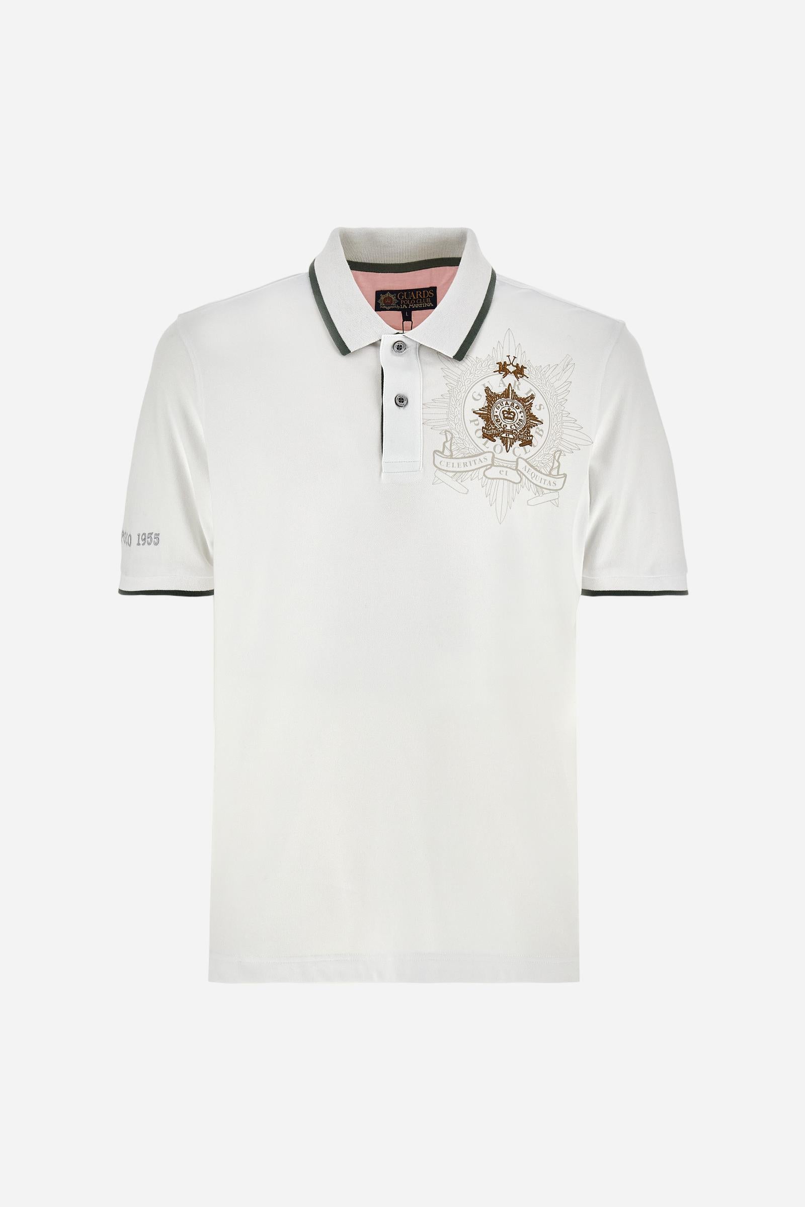 Guards polo shirt in piqué cotton in regular fit - Anfione