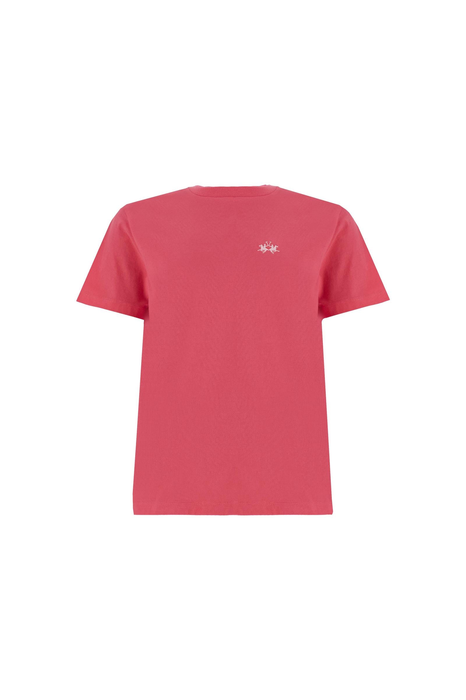 Damen-Baumwoll-Jersey-T-Shirt mit Logo – Casta