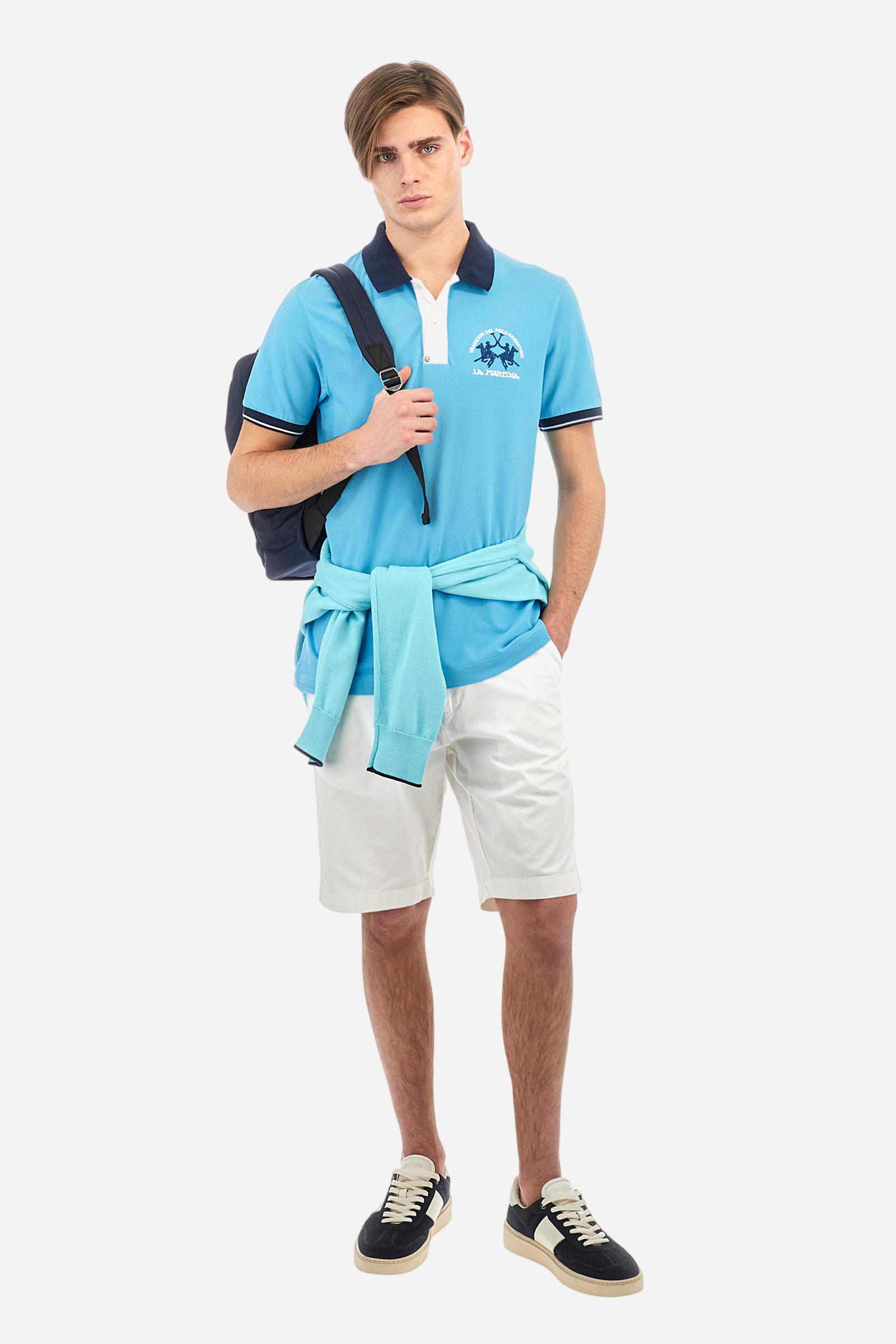 Poloshirt aus Stretch-Piqué-Baumwolle mit schmaler Passform – Trixie