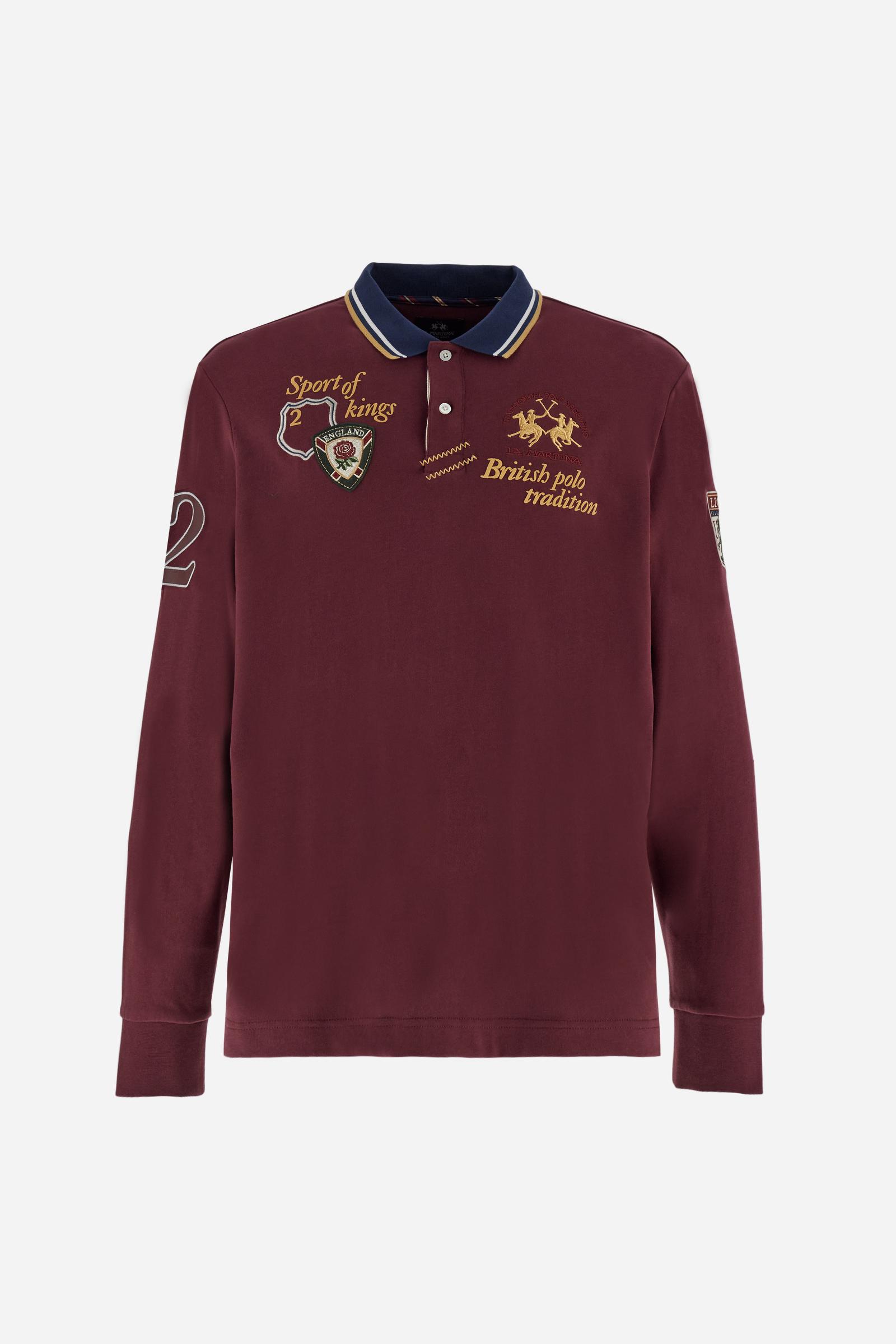 Men’s soft‑touch jersey polo shirt - Bertram