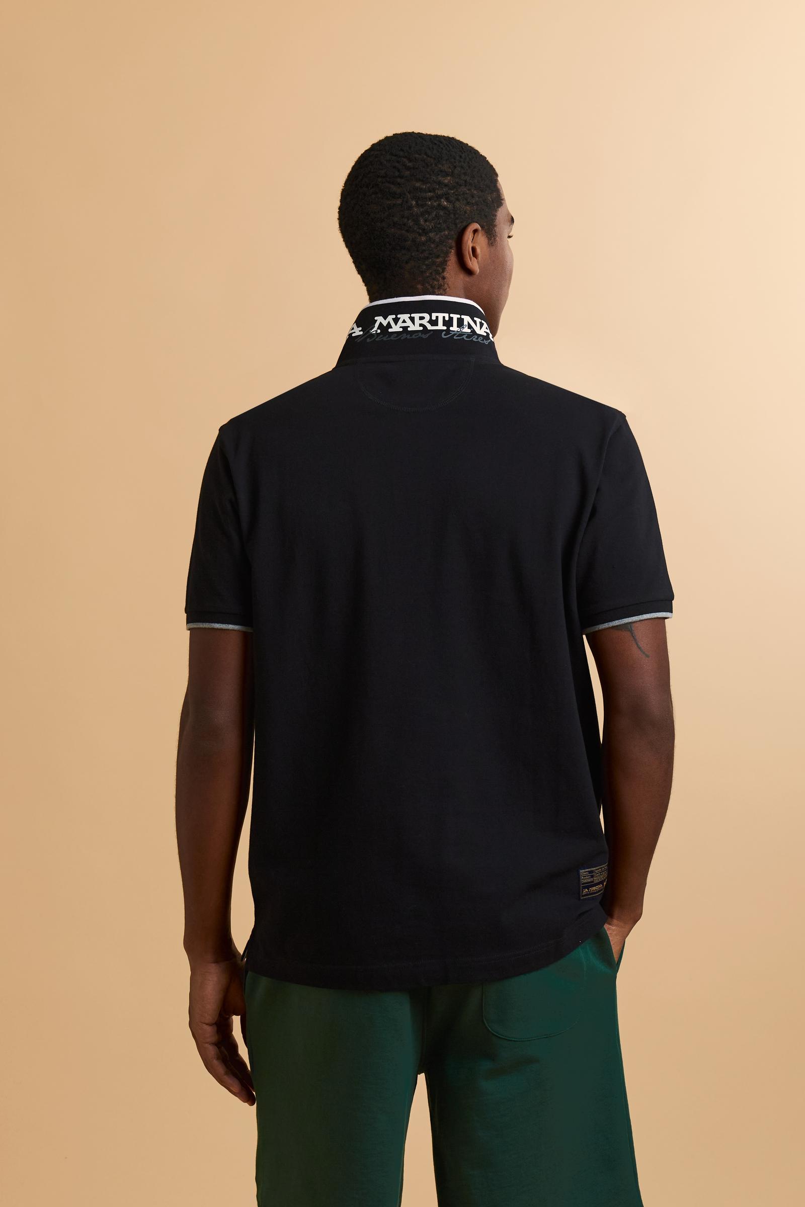 Men’s regular fit stretch piqué polo shirt Essential – Russell