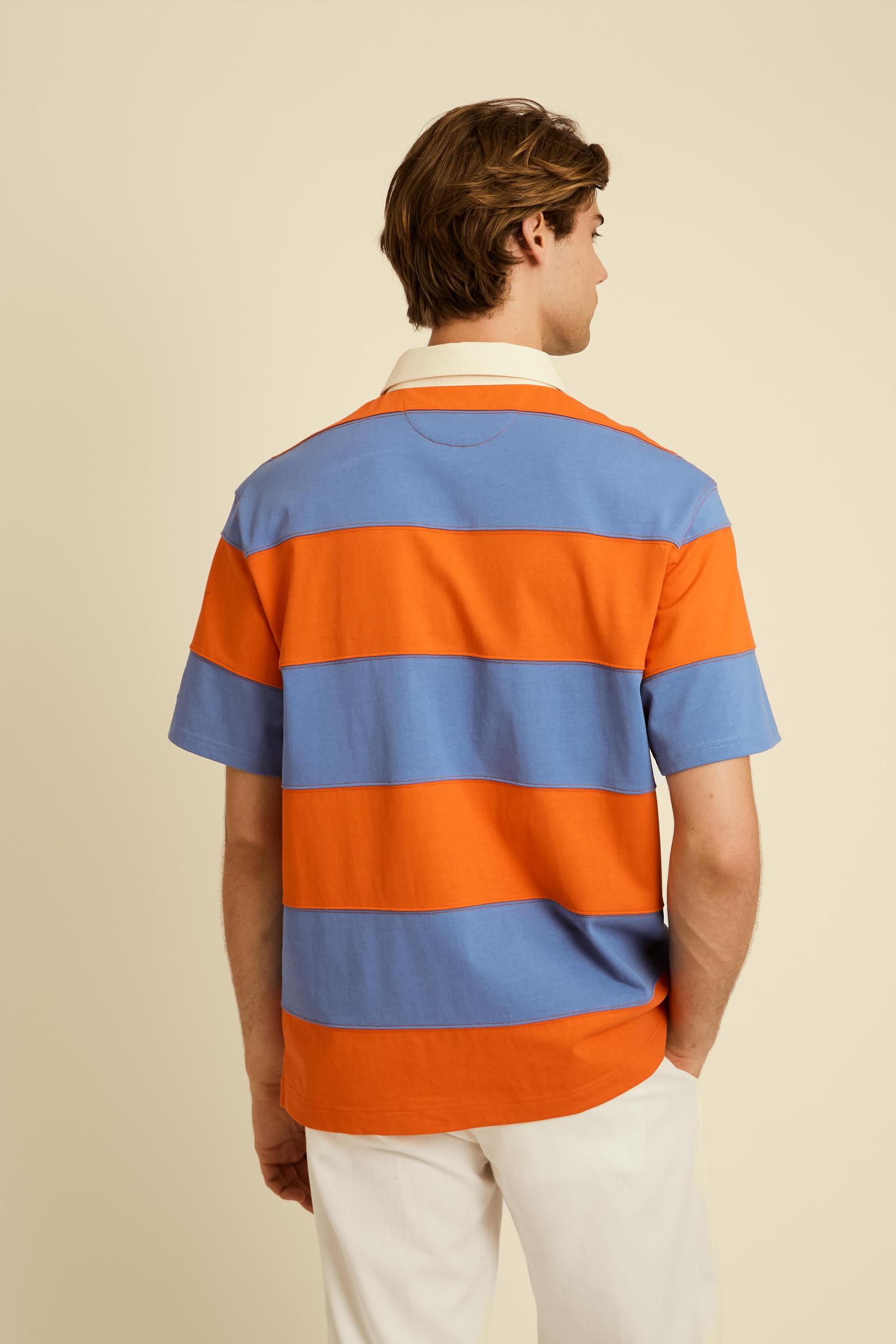 Polo rugby Heritage LM 87 en jersey de coton épais - Calixto