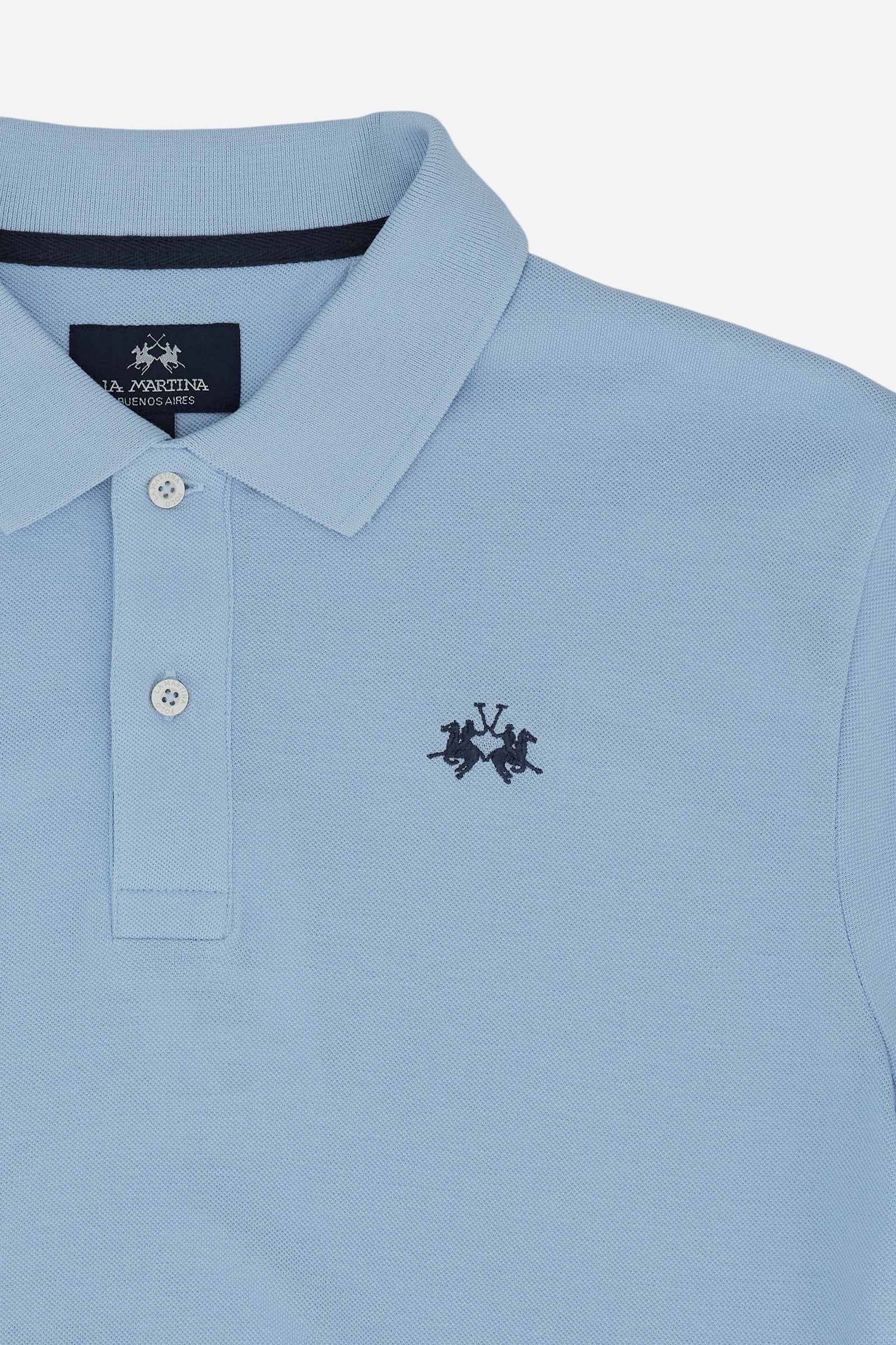 Polo uomo manica corta in piquet di cotone – Tex