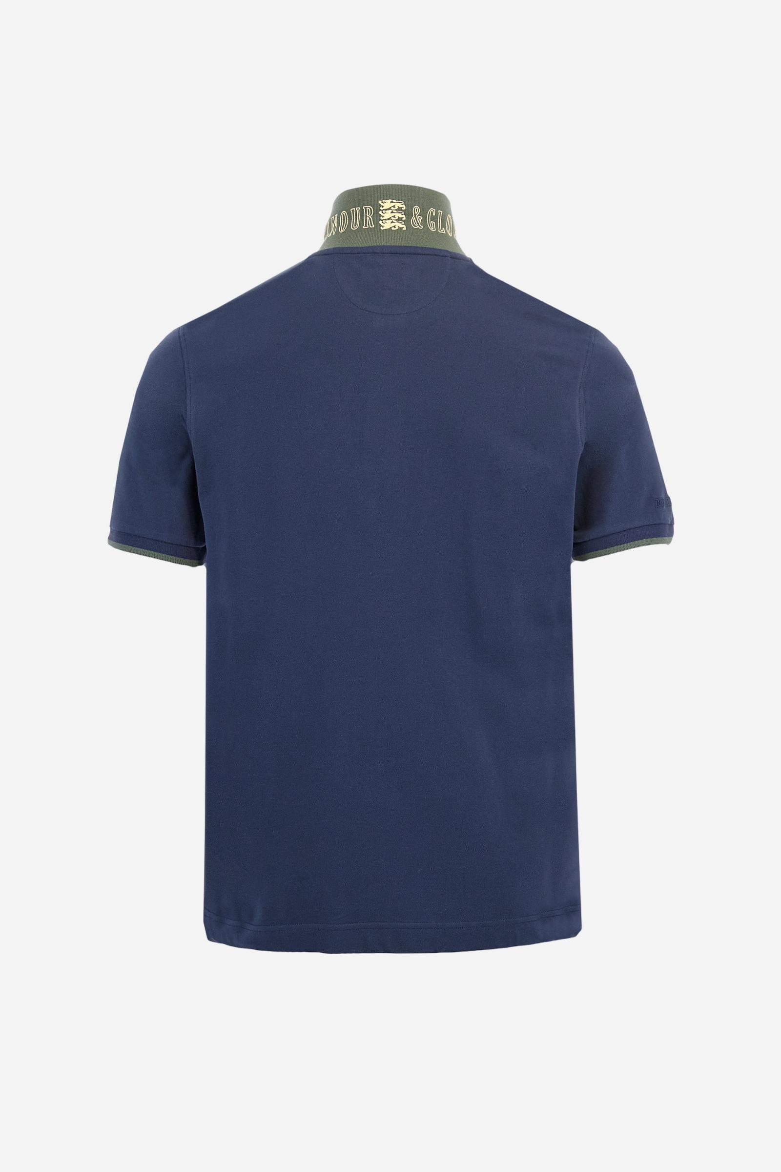 Guards polo shirt in piqué cotton in regular fit - Anfione
