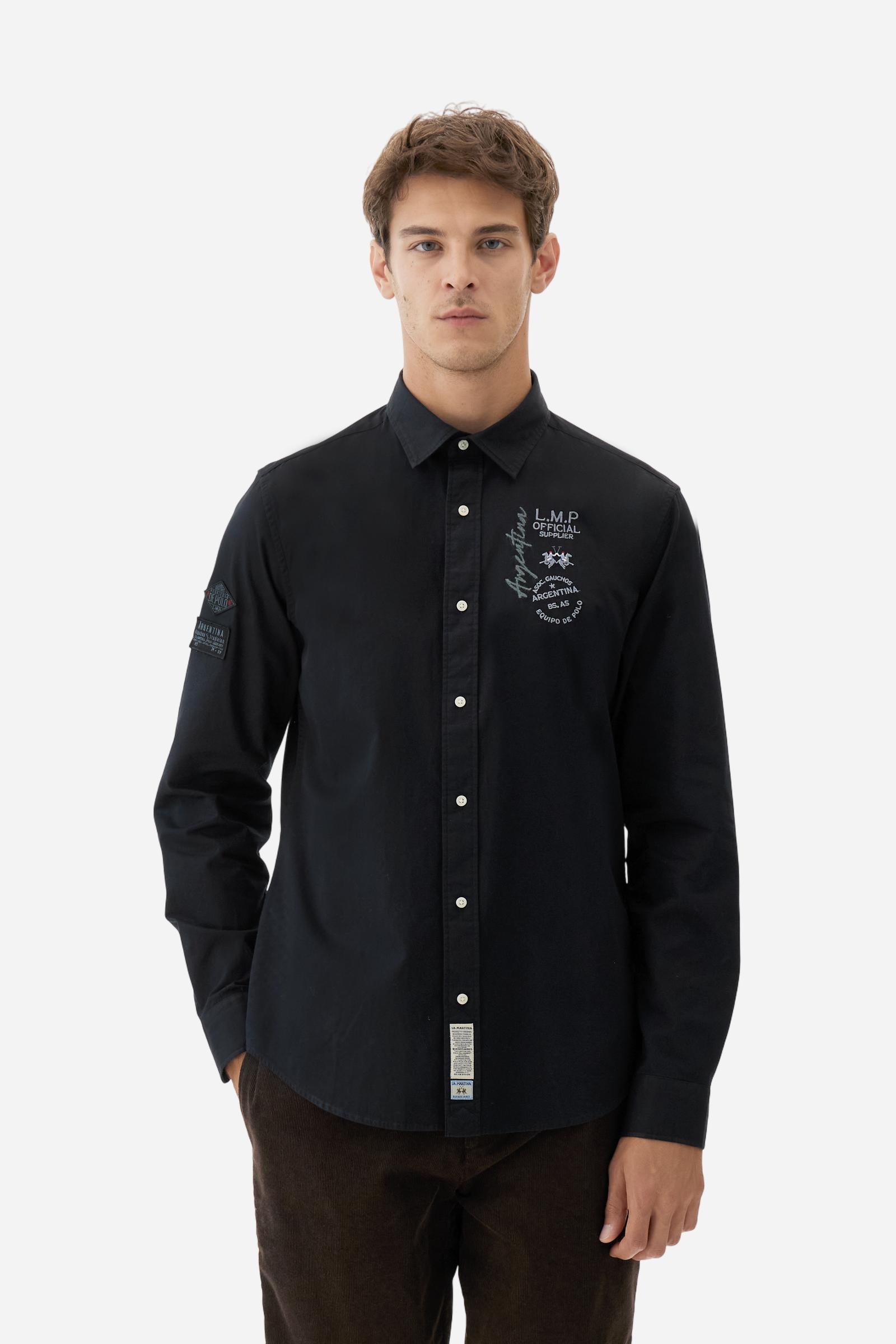 Chemise homme twill coton Argentina - Taron