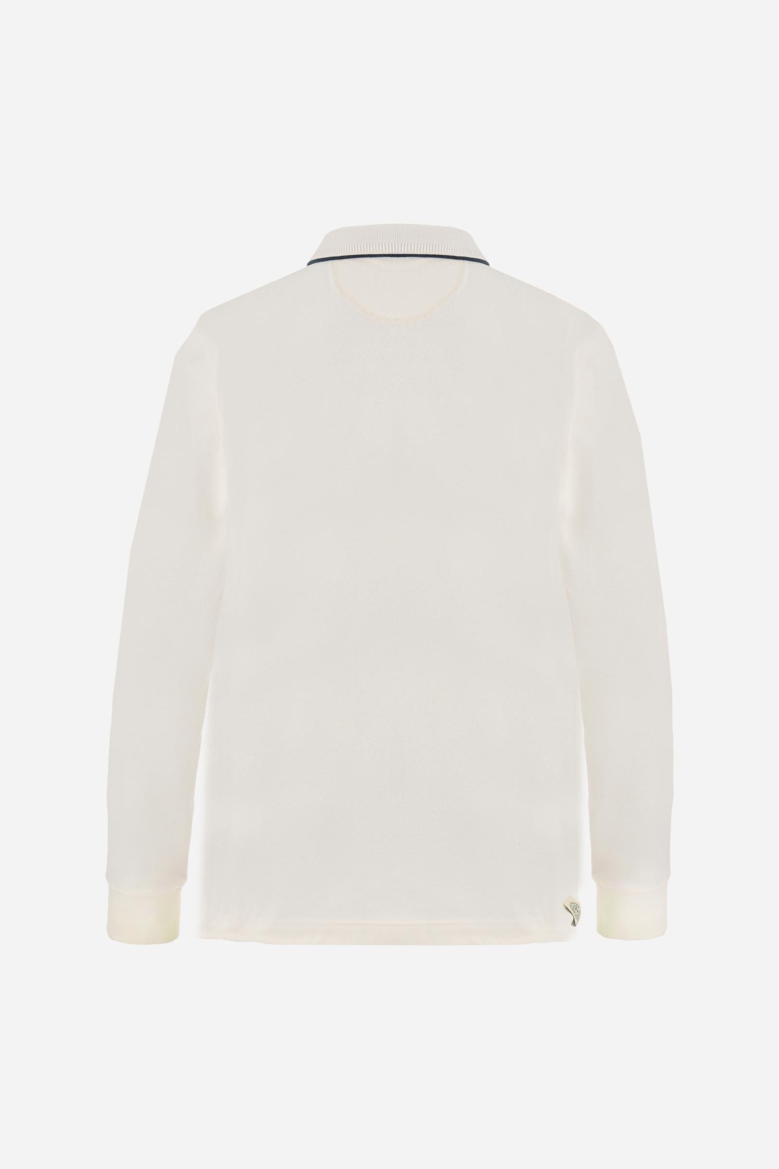 Men’s long-sleeve piqué polo Polo Club - Branden