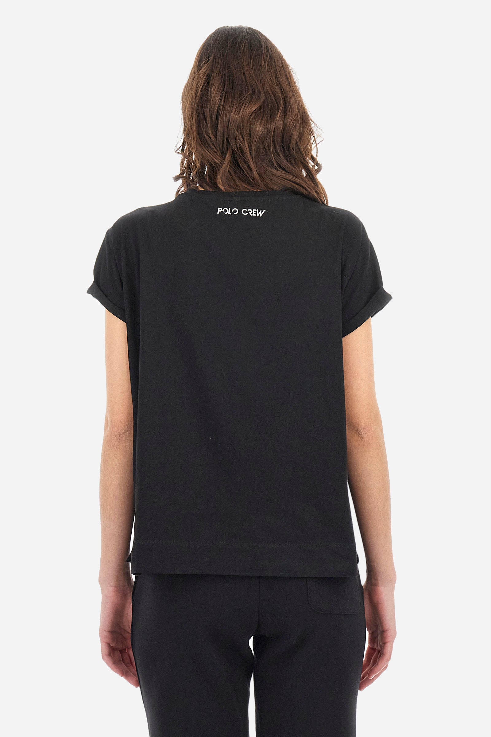 Women’s T-shirt with Polo Crew embroidery - Agar