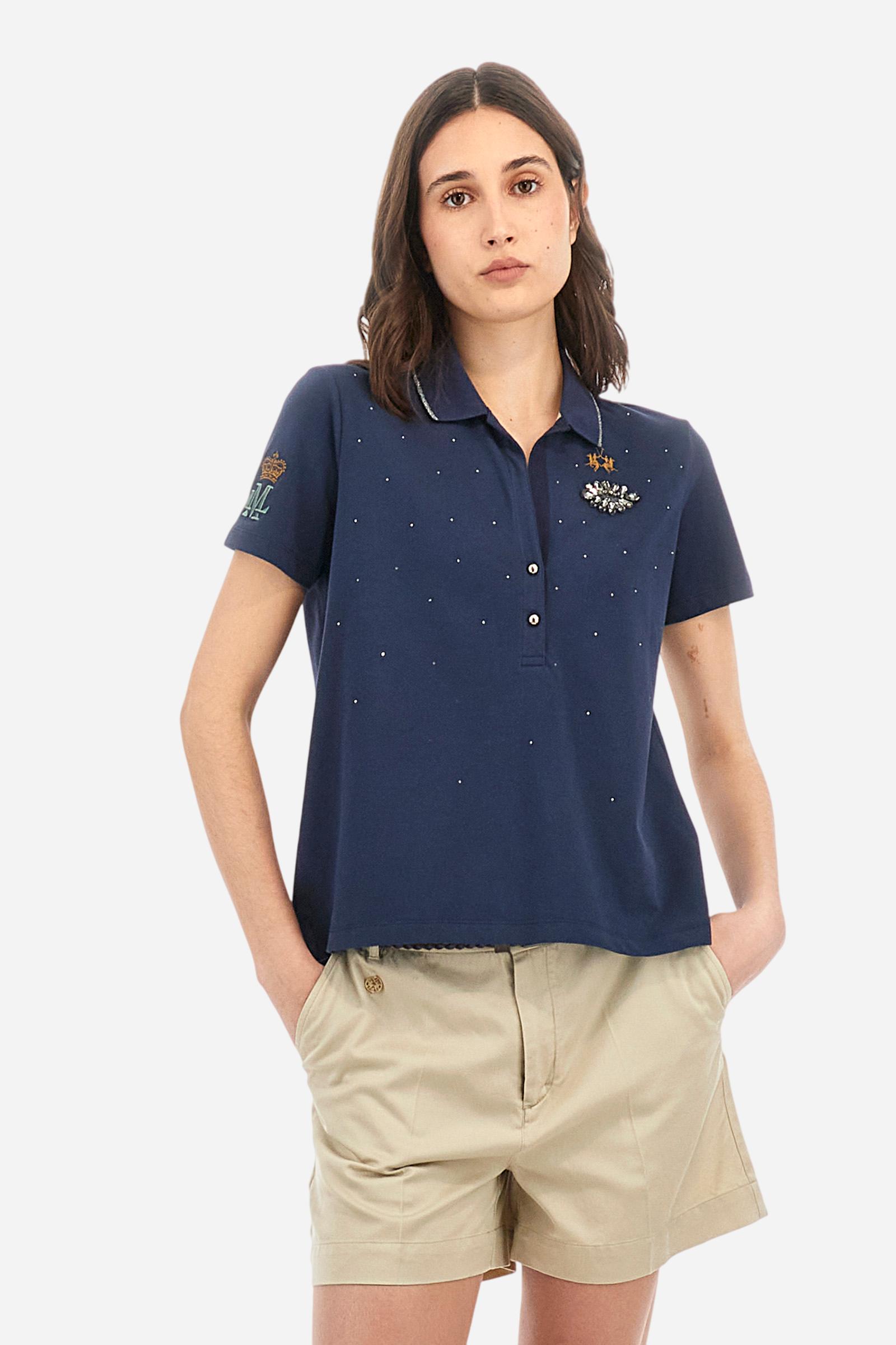 Poloshirt aus Strech-Piqué-Baumwolle mit normaler Passform – Arcadia