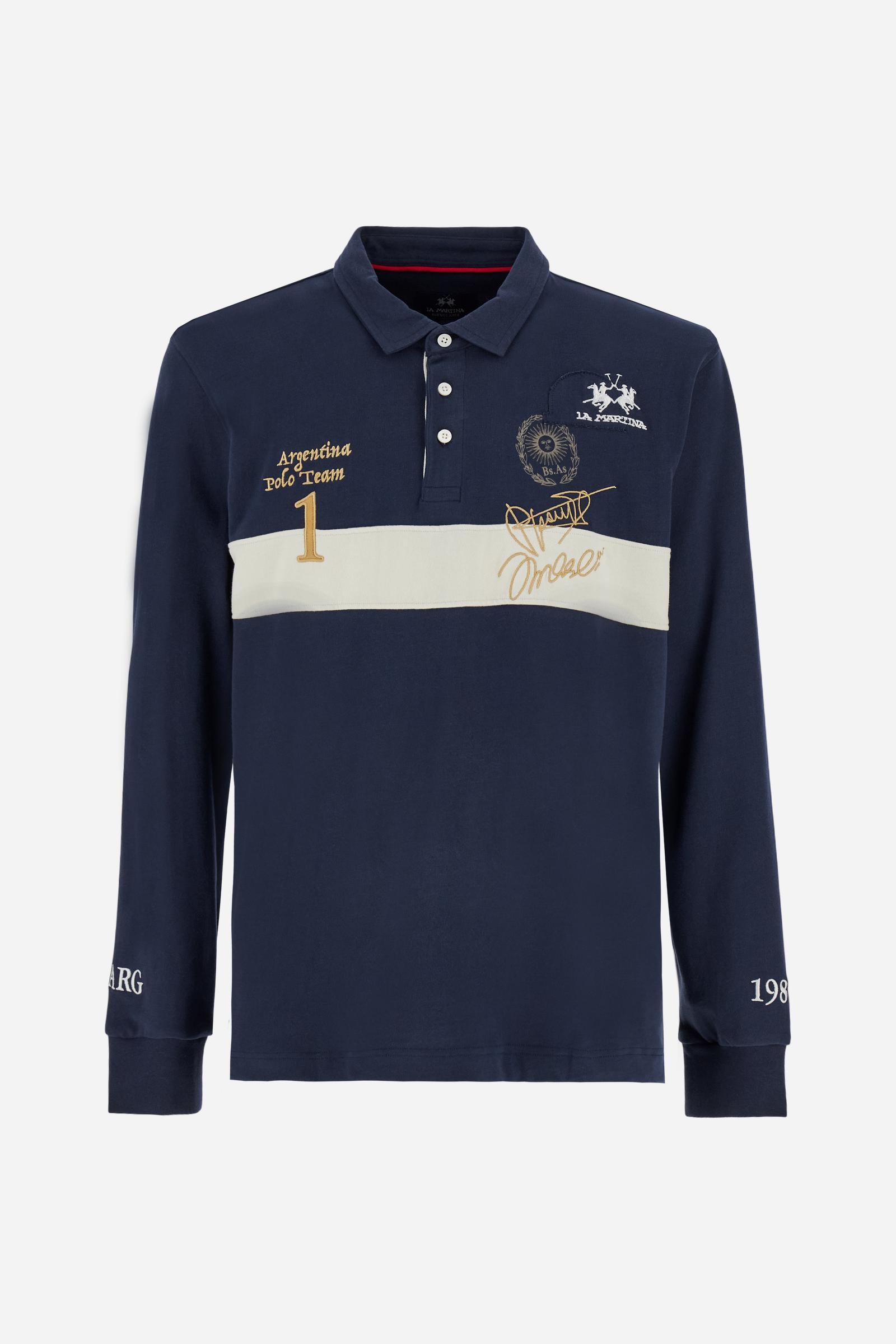 Men’s soft‑touch jersey polo shirt - Bill