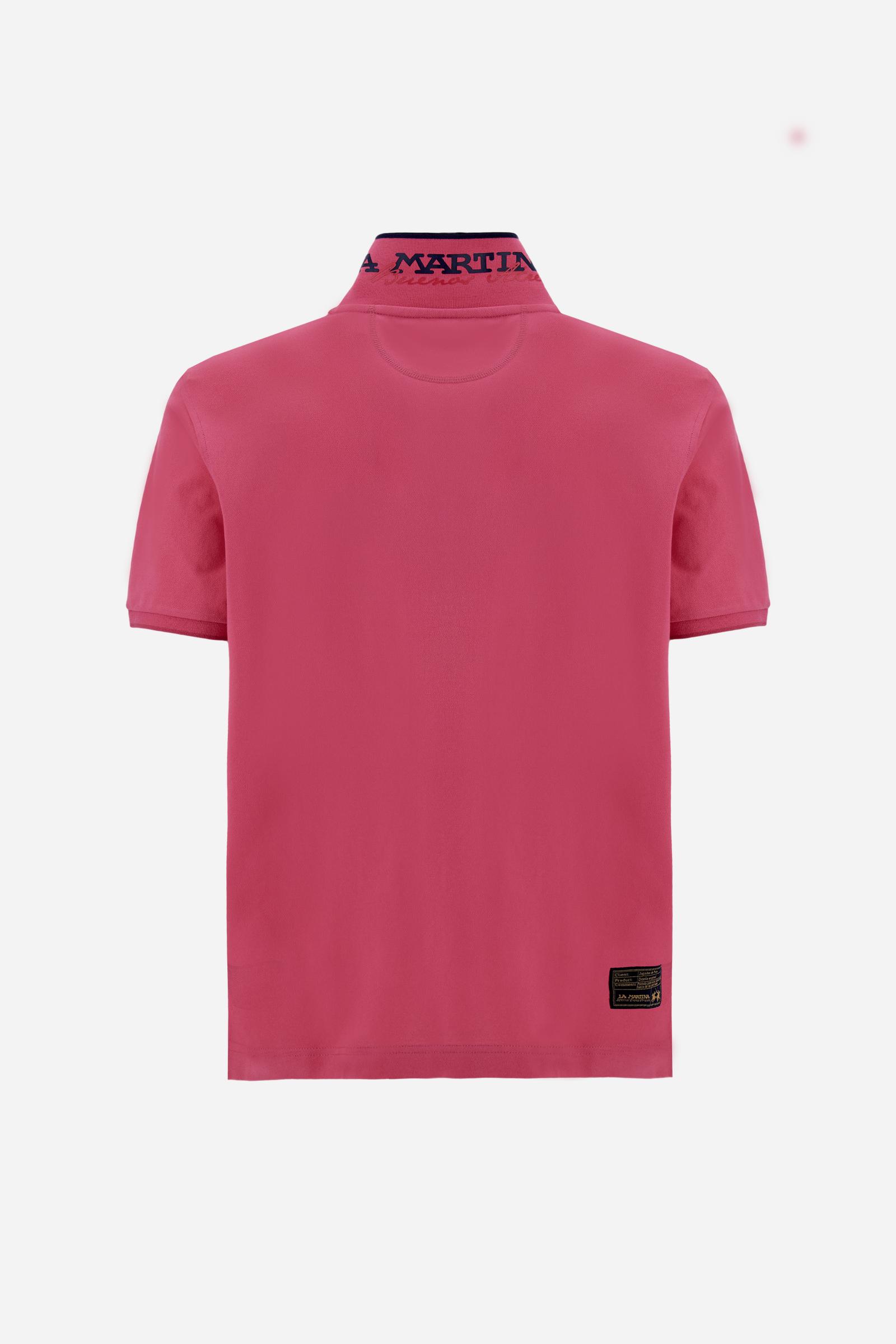 Men’s regular fit stretch piqué polo shirt Essential – Russell