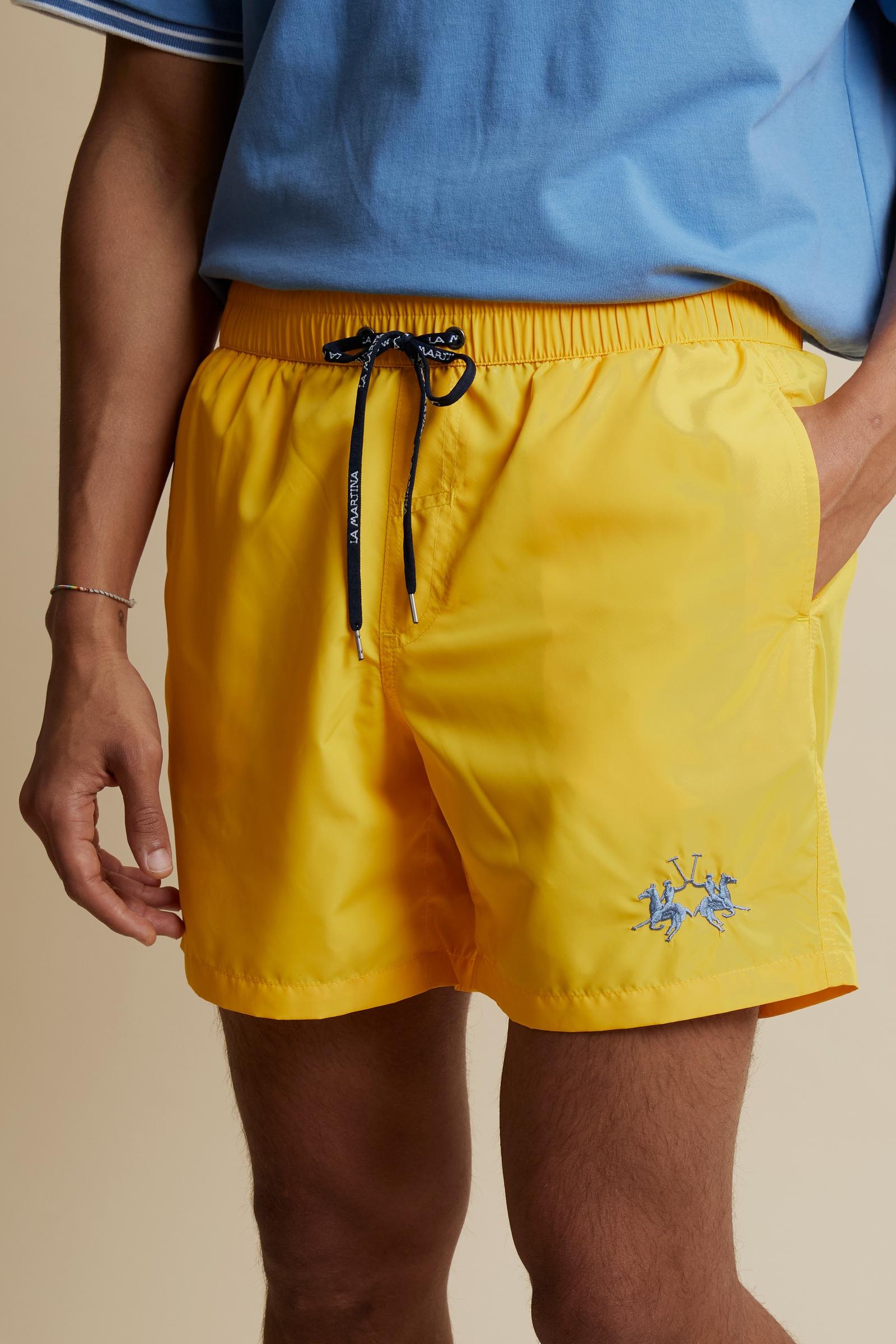 Men’s solid nylon swim shorts - Chuck