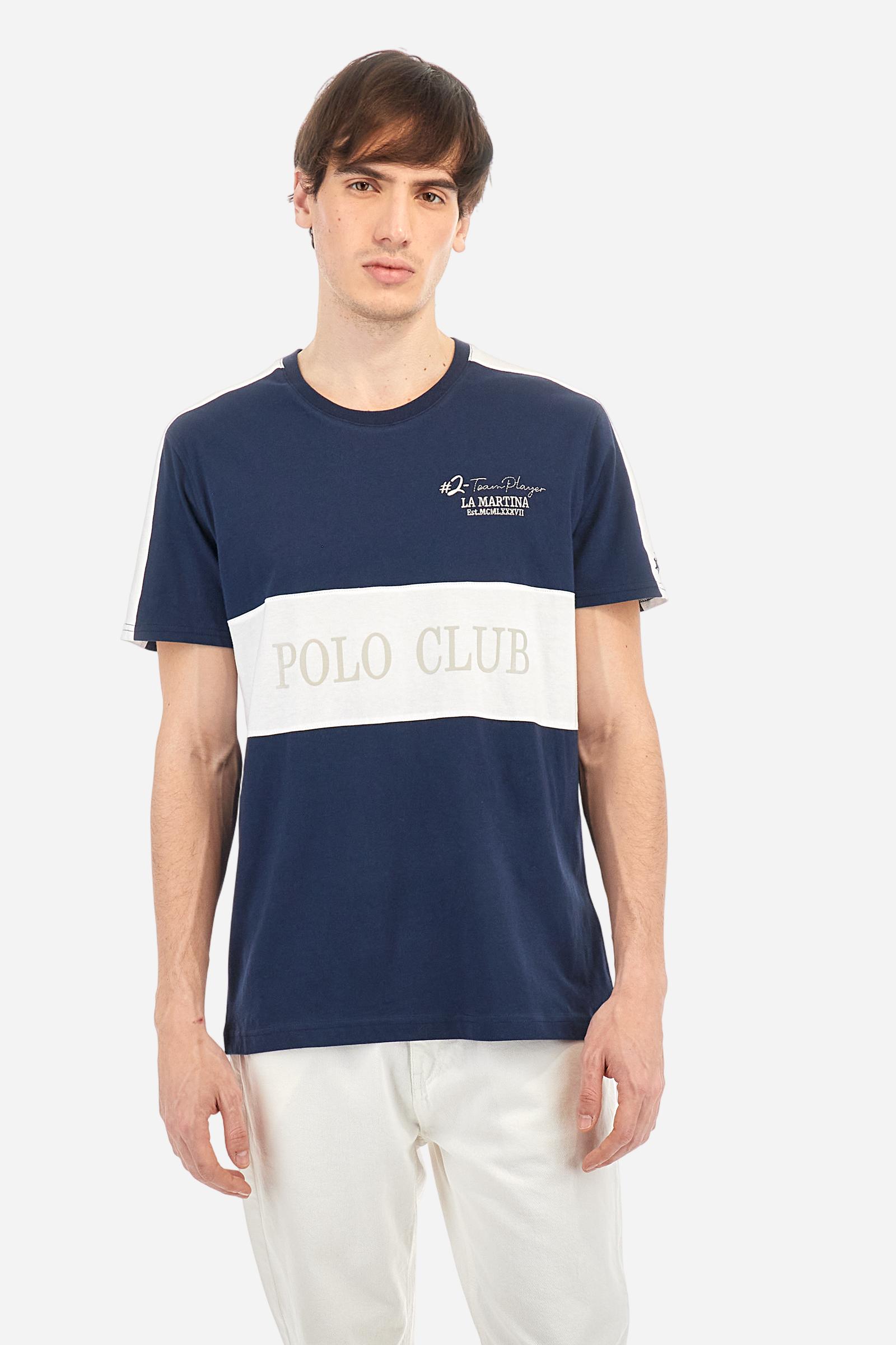 T-Shirt aus Baumwolljersey in normaler Passform – Antwan