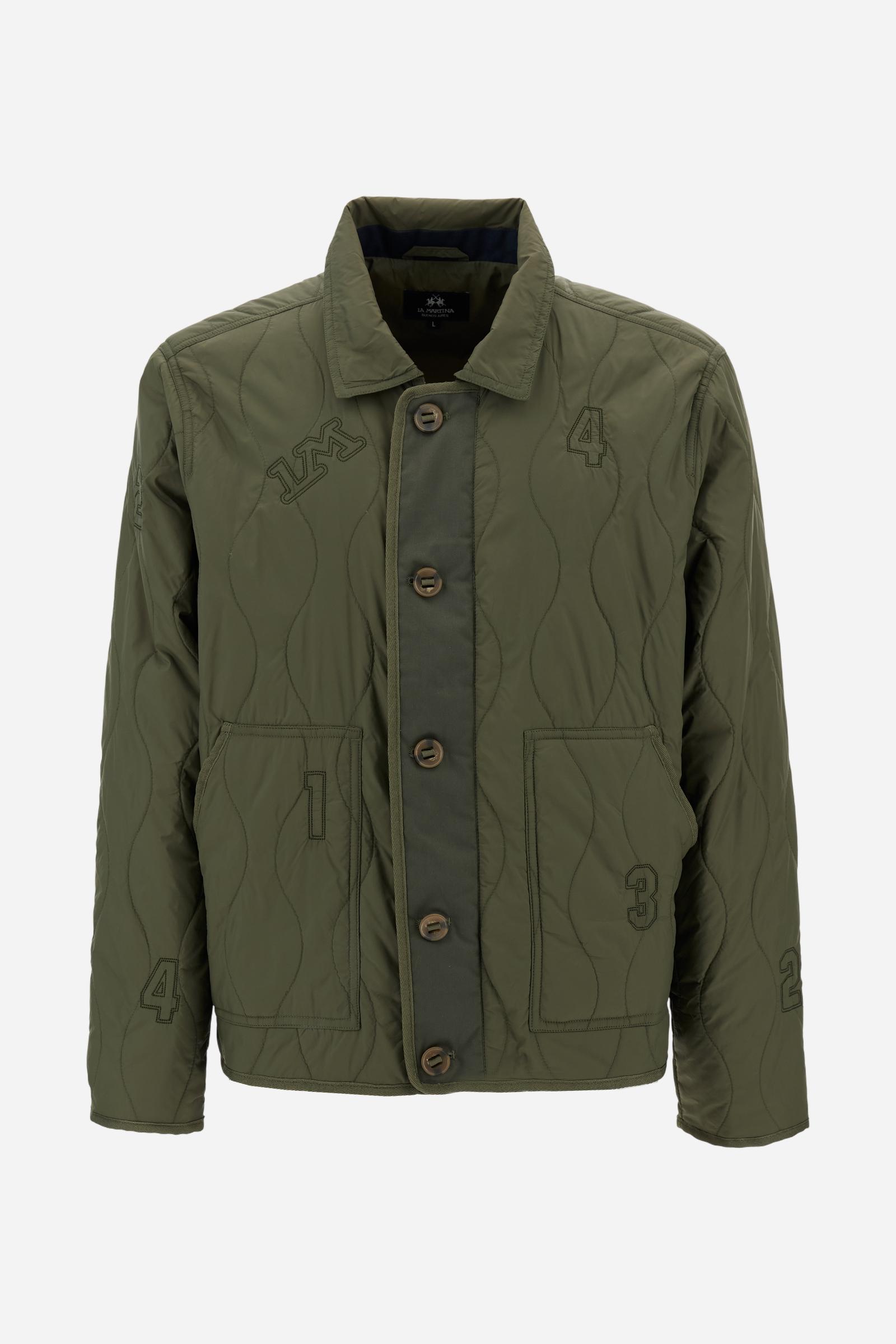 Men’s quilted nylon overshirt – Chad