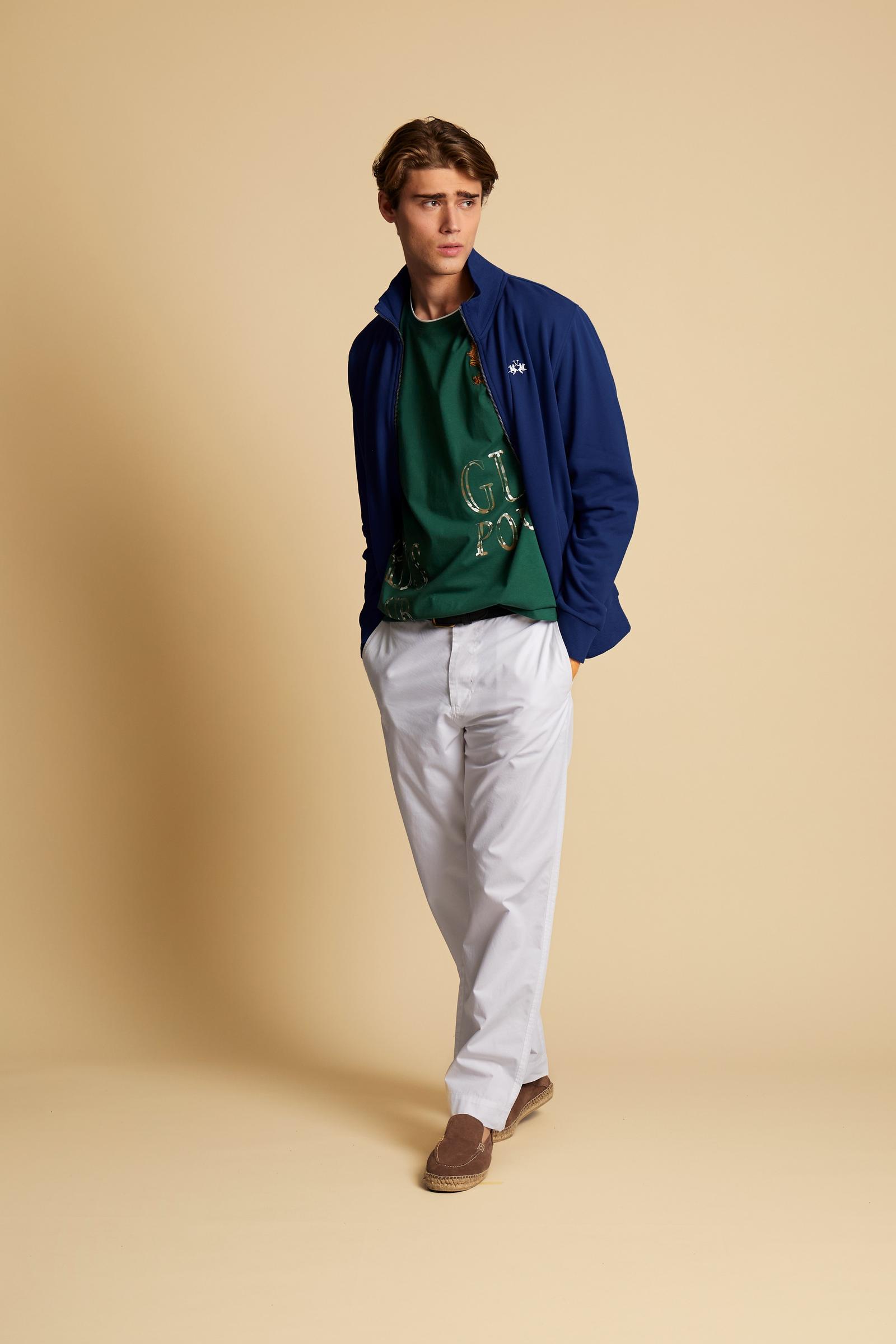 Men’s jersey T-shirt with Guards print – Caledonio