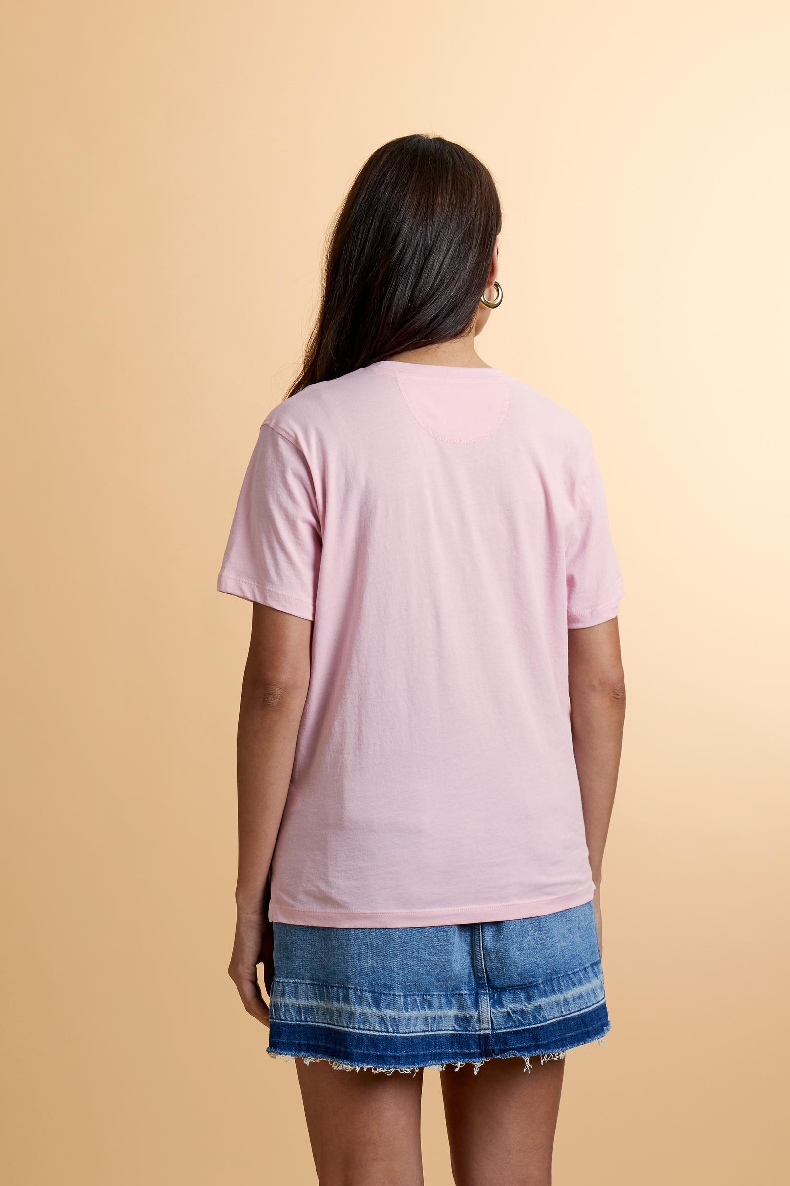 Women’s short-sleeve cotton jersey T-shirt. Crew-neck style with regular fit and small embroidered brand logo on the chest. - FairTale