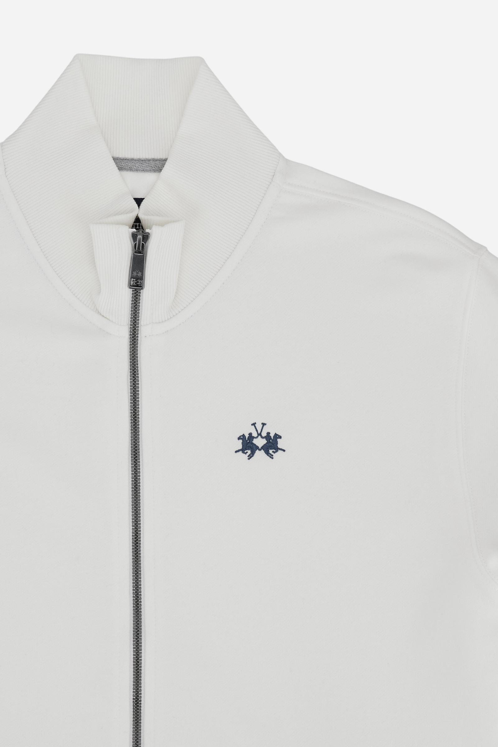 Men’s full zip cotton French Terry sweatshirt – Caden