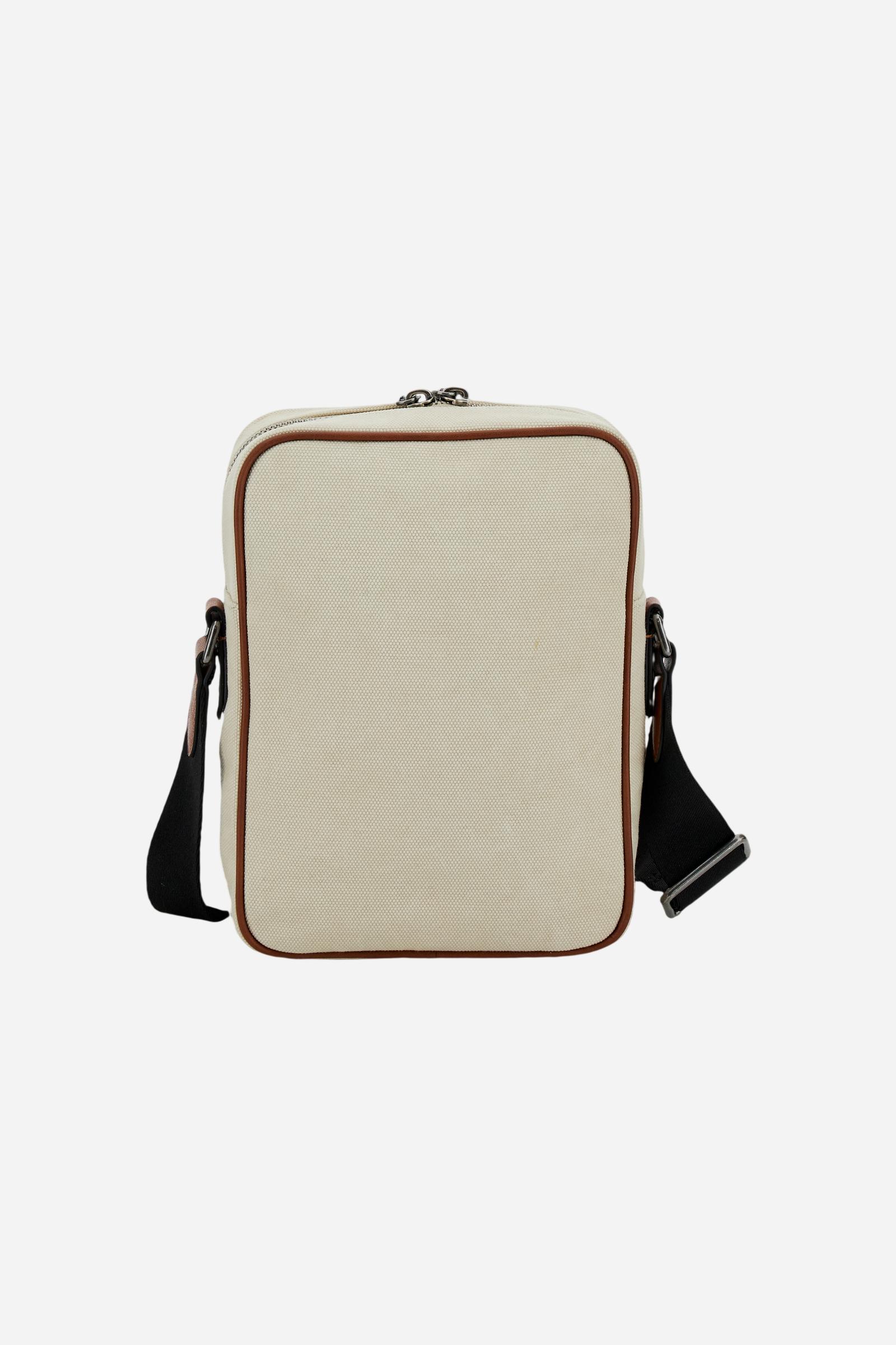 Men’s washed canvas crossbody pouch – Wonderlust Purse