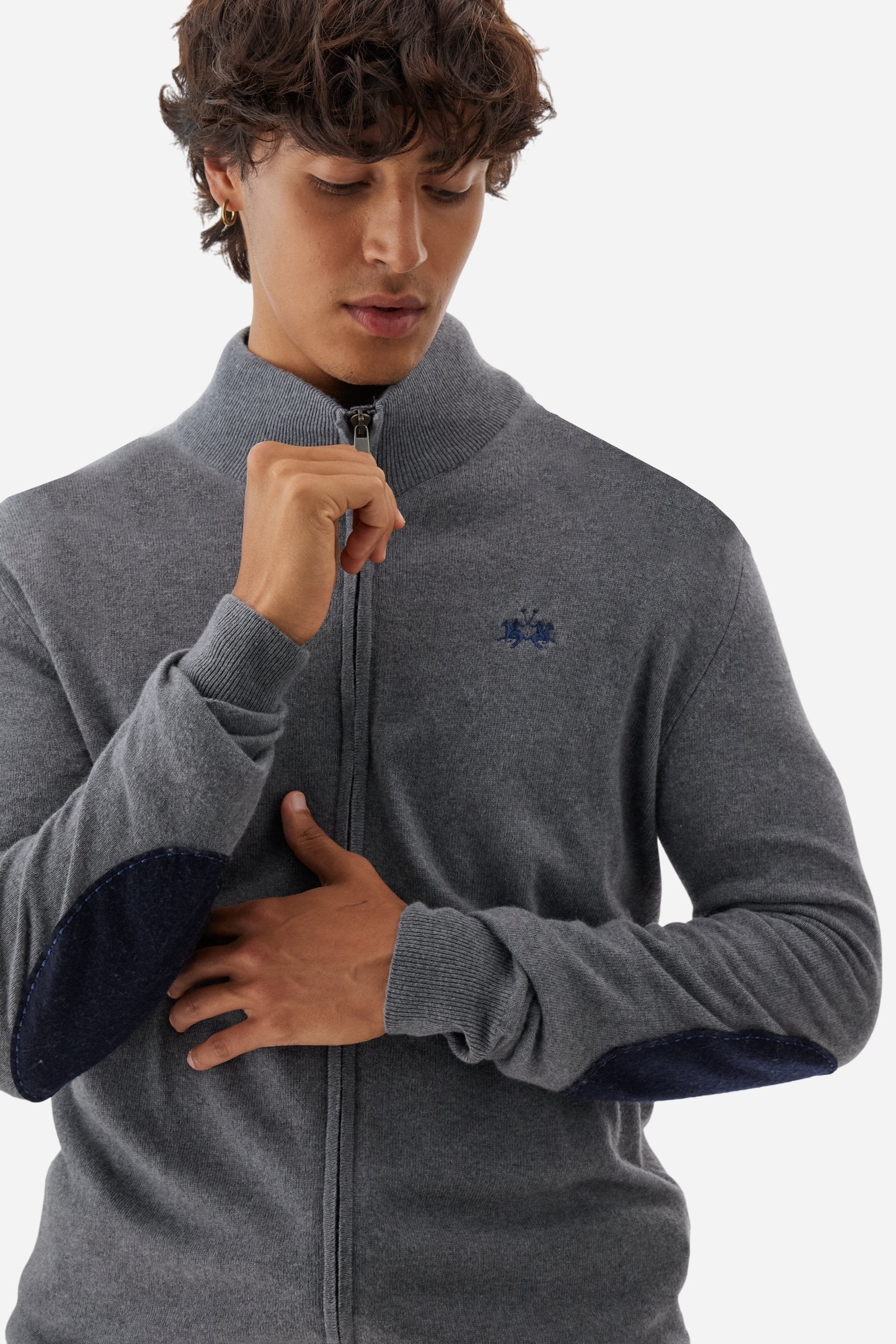 Jersey hombre lana con cremallera - Brauwin