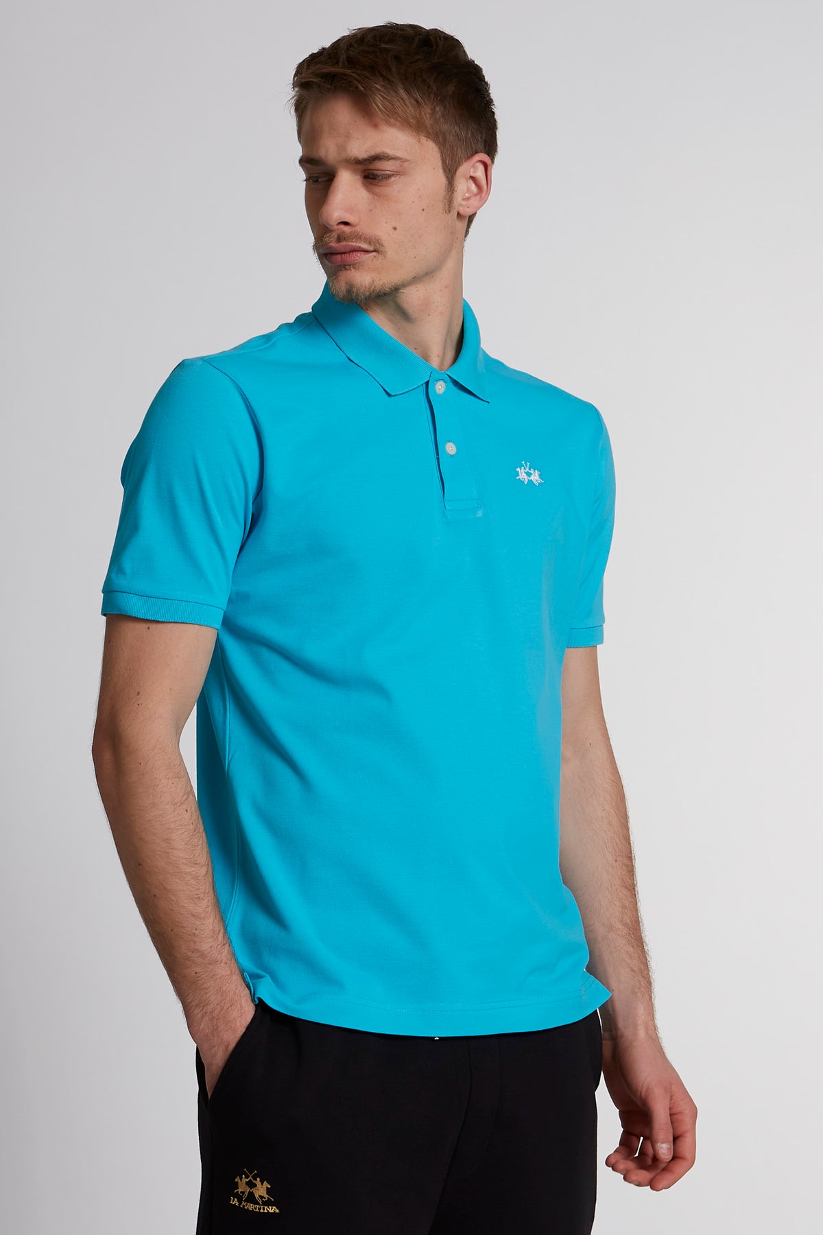 Kurzarm-Poloshirt mit geradem Schnitt für Herren - Tex | La Martina