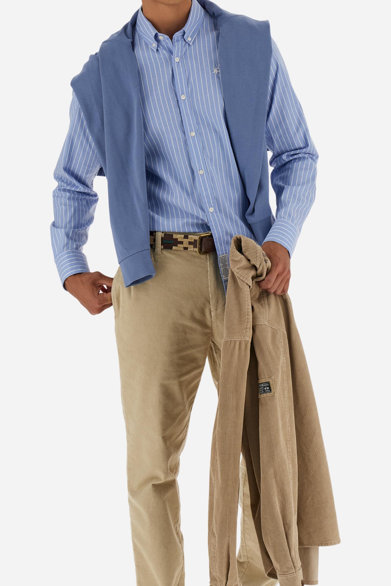 Men's Argentinian striped Oxford shirt - Rodolfo