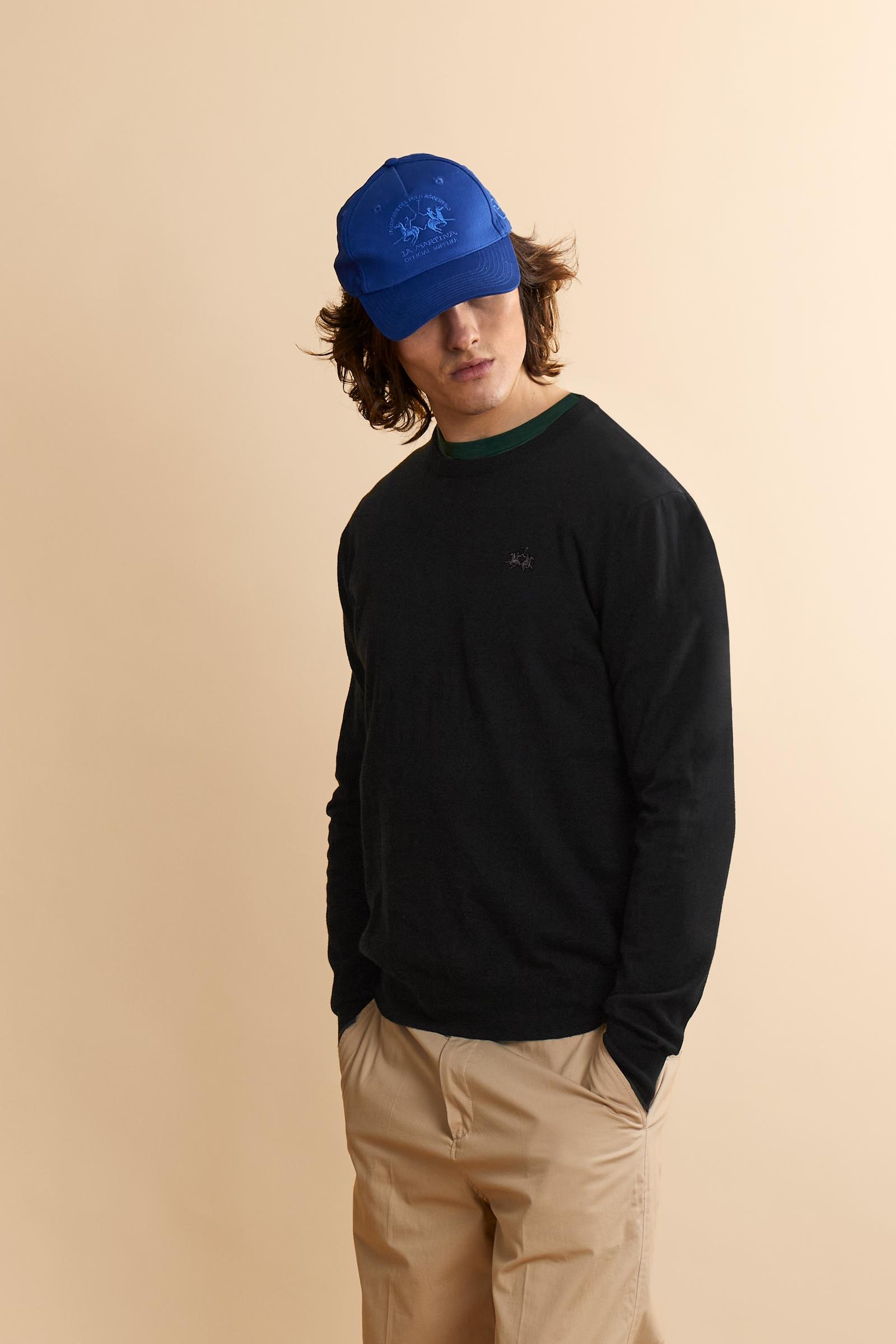 Pull homme coton col rond Iconic - Costantino