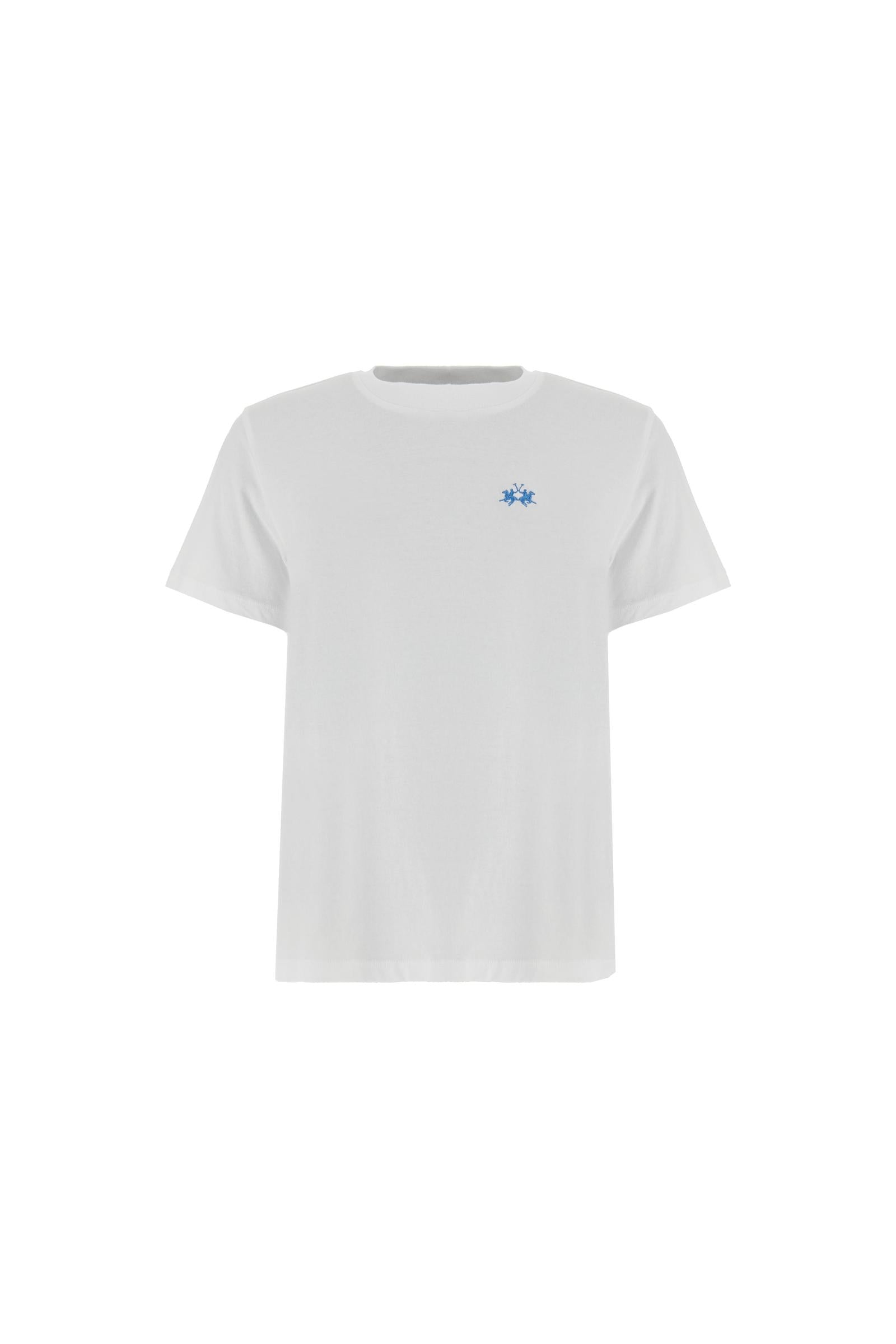 Damen-Baumwoll-Jersey-T-Shirt mit Logo – Casta