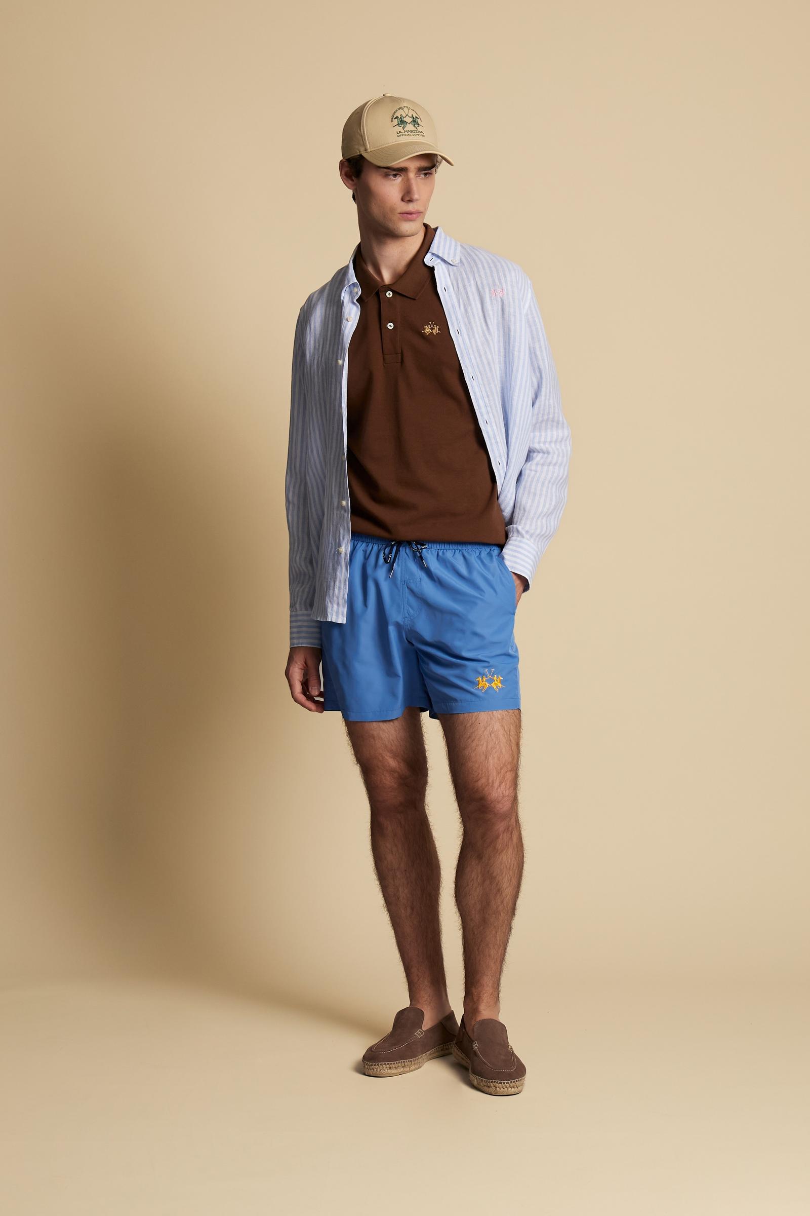 Men’s solid nylon swim shorts - Chuck