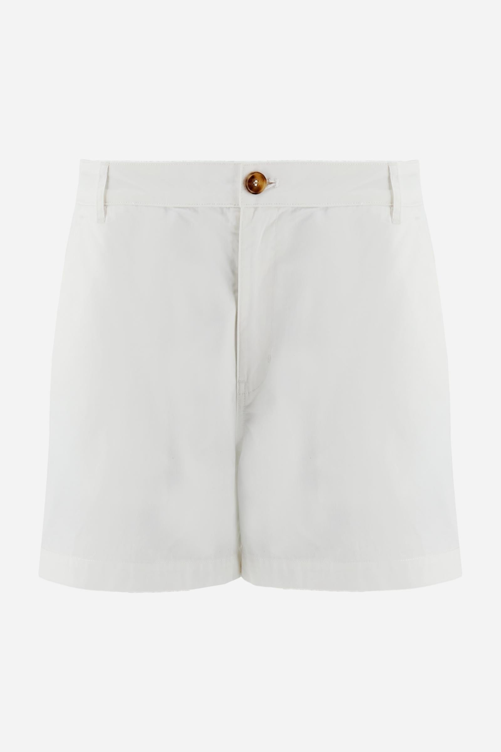 Women’s cotton twill Bermuda shorts – Cecilia
