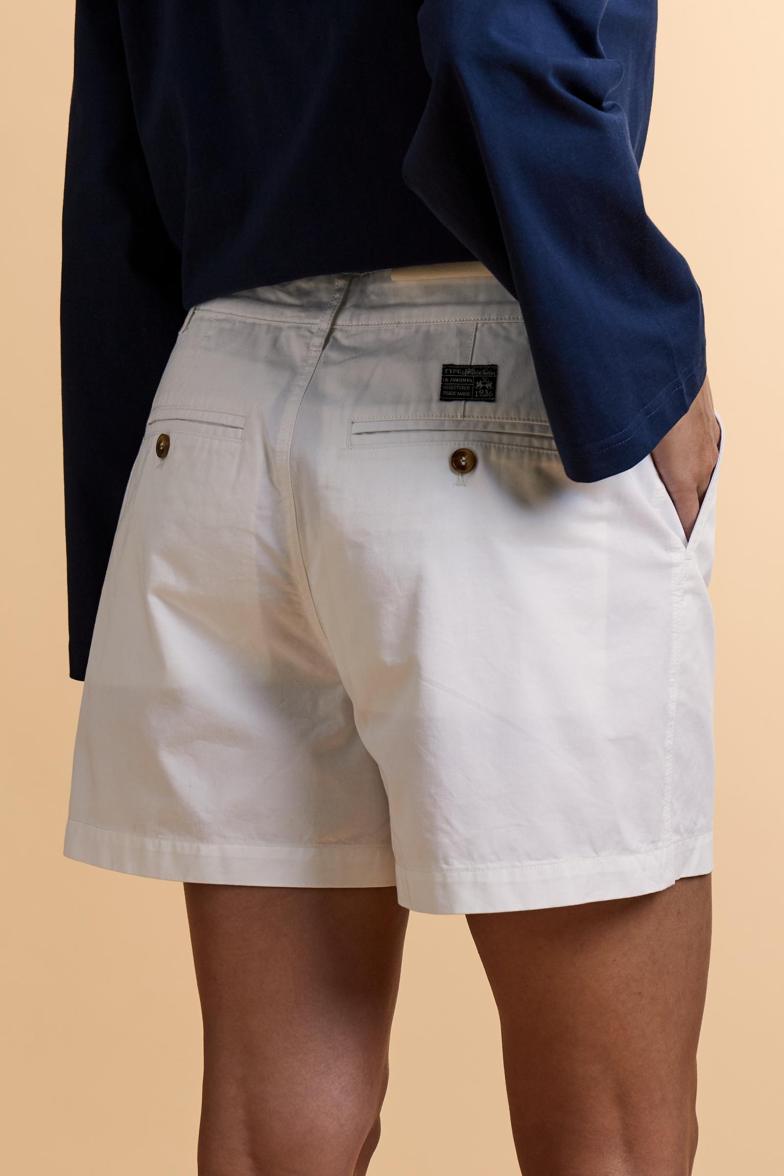 Women’s cotton twill Bermuda shorts – Cecilia