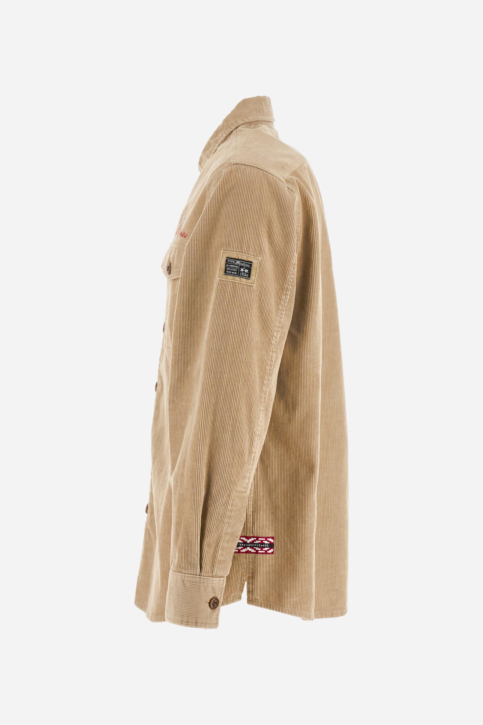 Surchemise homme en velours rayé - Bob