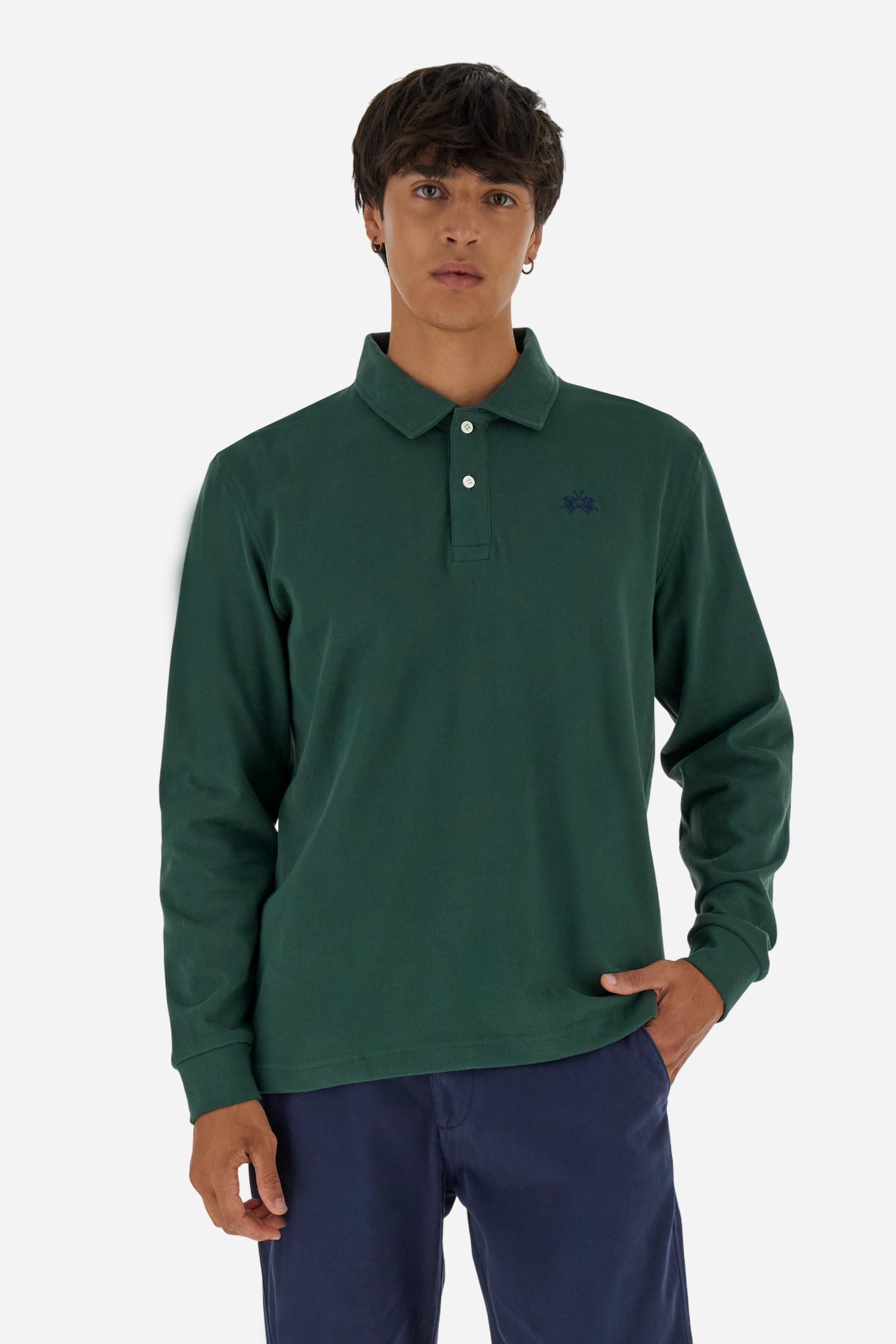 Polo homme en jersey toucher doux avec coudières - Brayden
