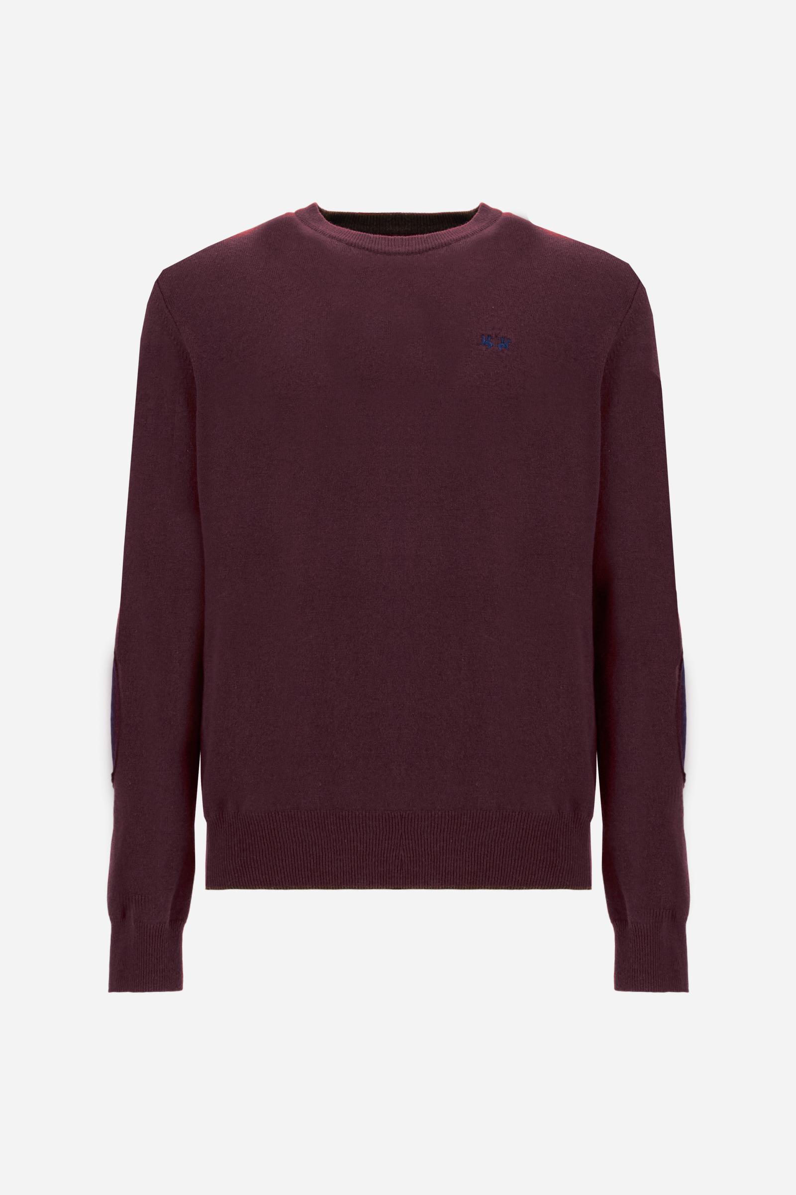 Pull homme col rond en mélange de laine - Blaze