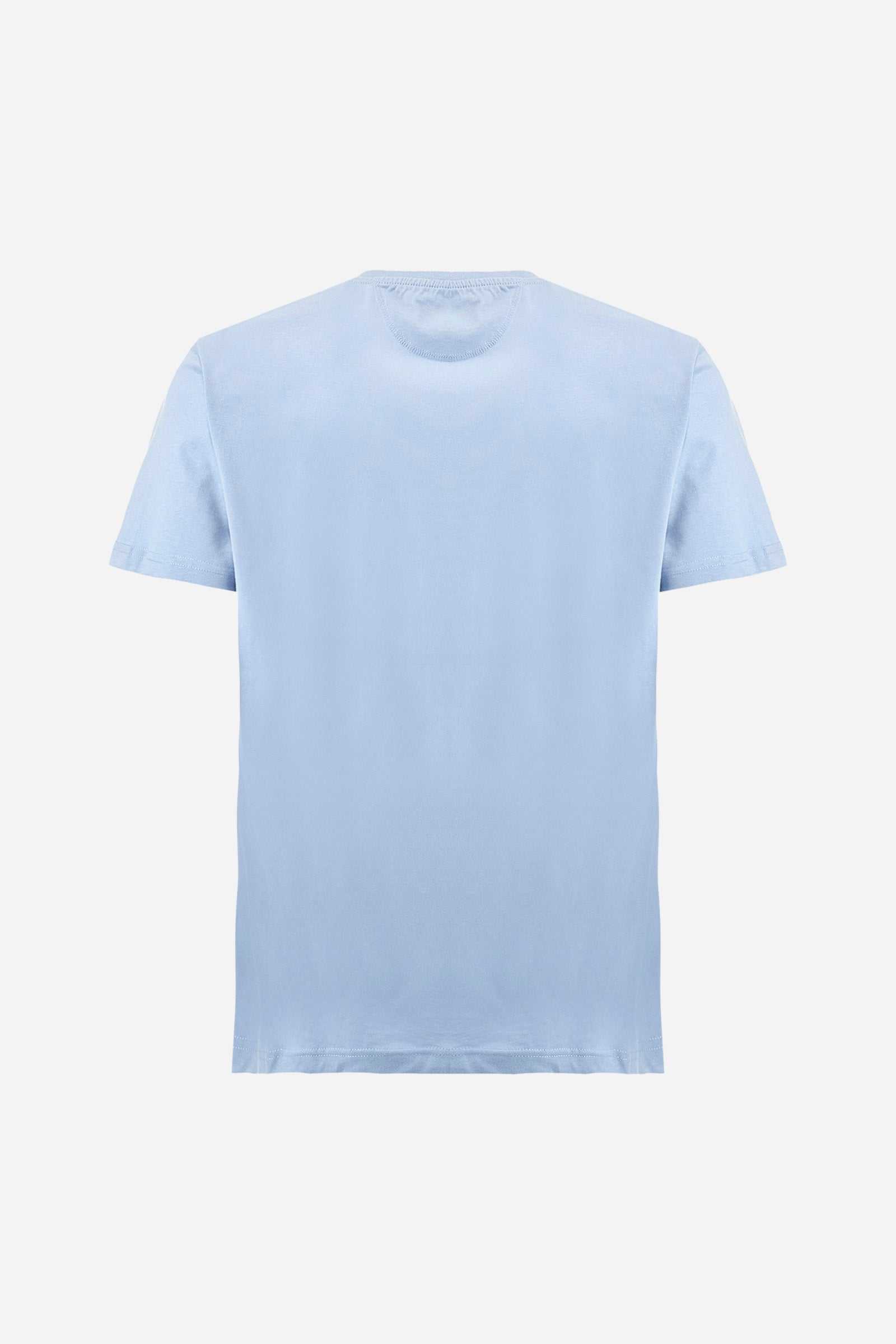 Cotton T-shirt with multicolor logo - Anastasios