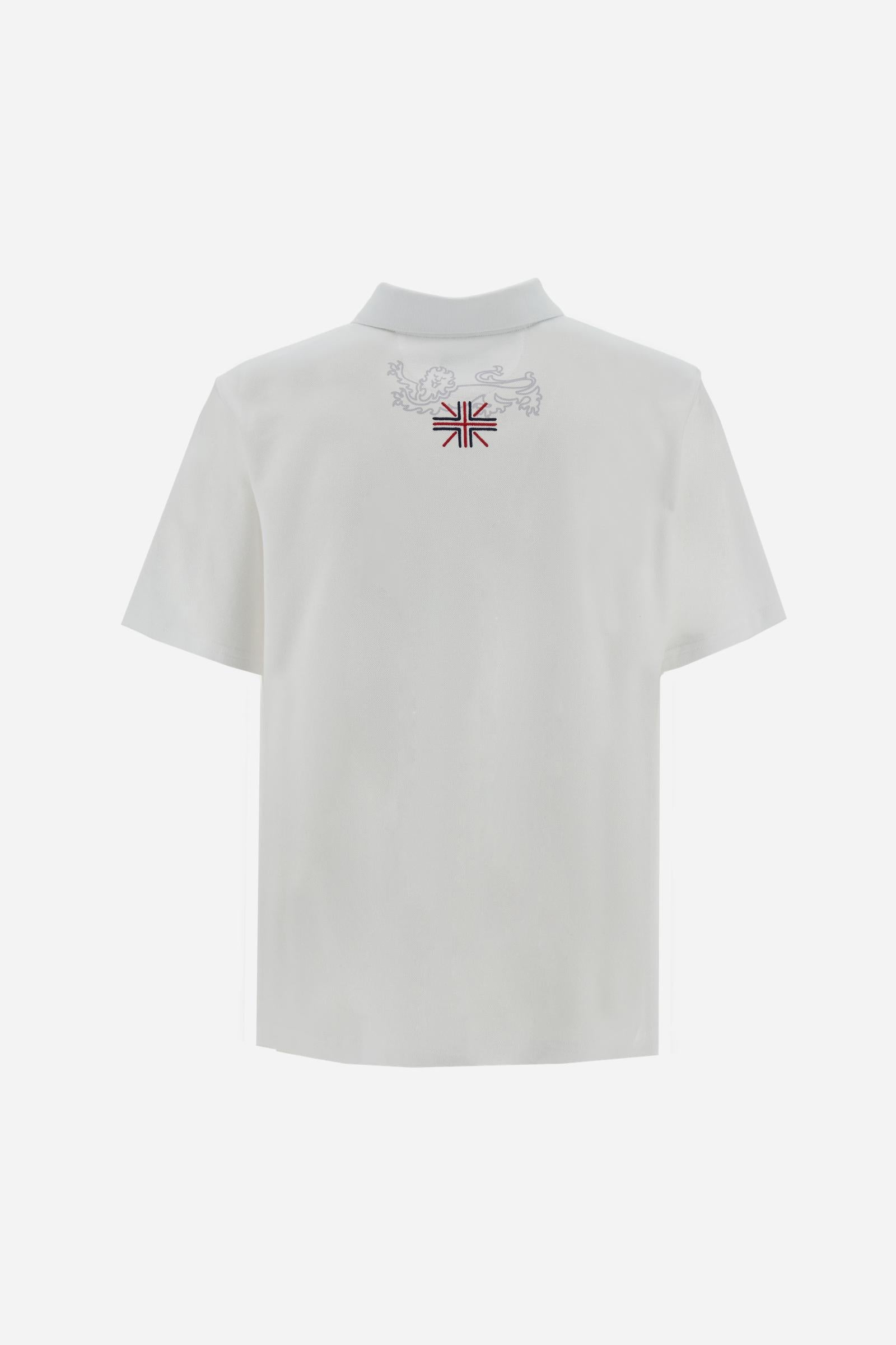 Polo de hombre de manga corta en piqué de algodón British Edition - Cooper