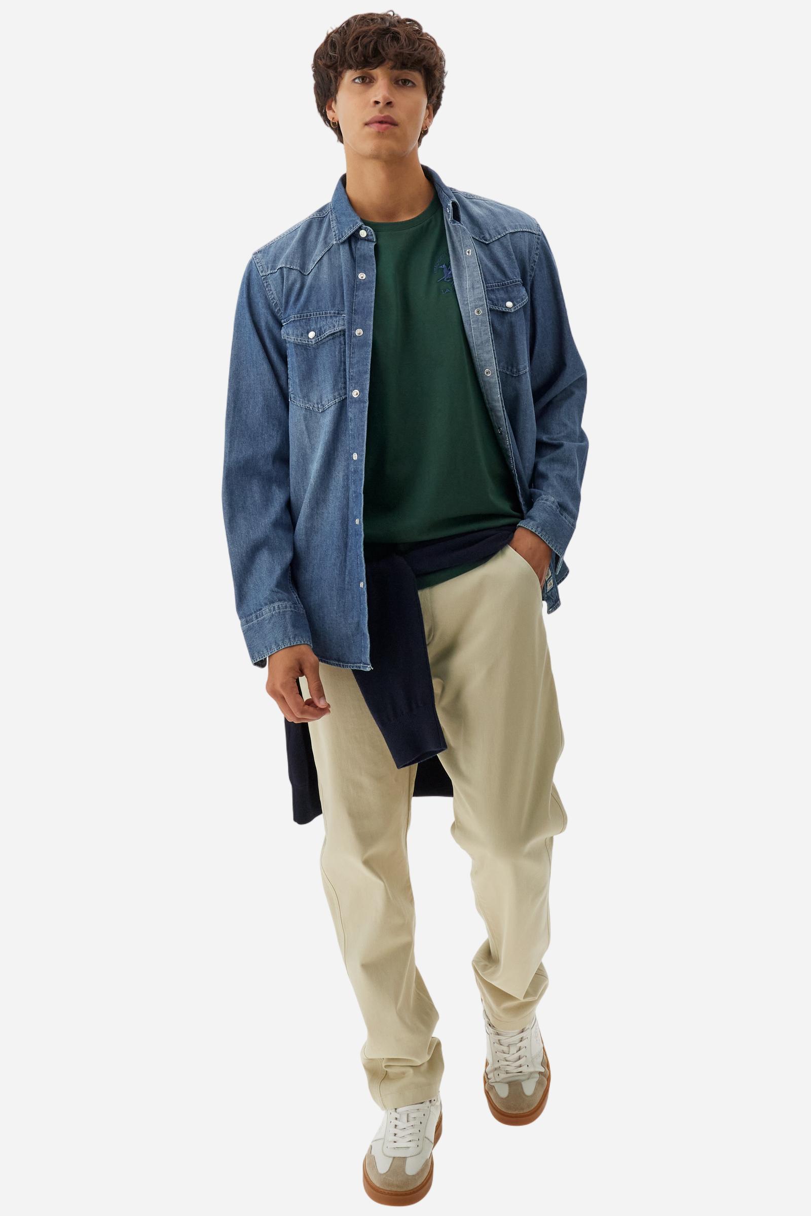 Men’s cotton T-shirt with Team logo - Sycamore