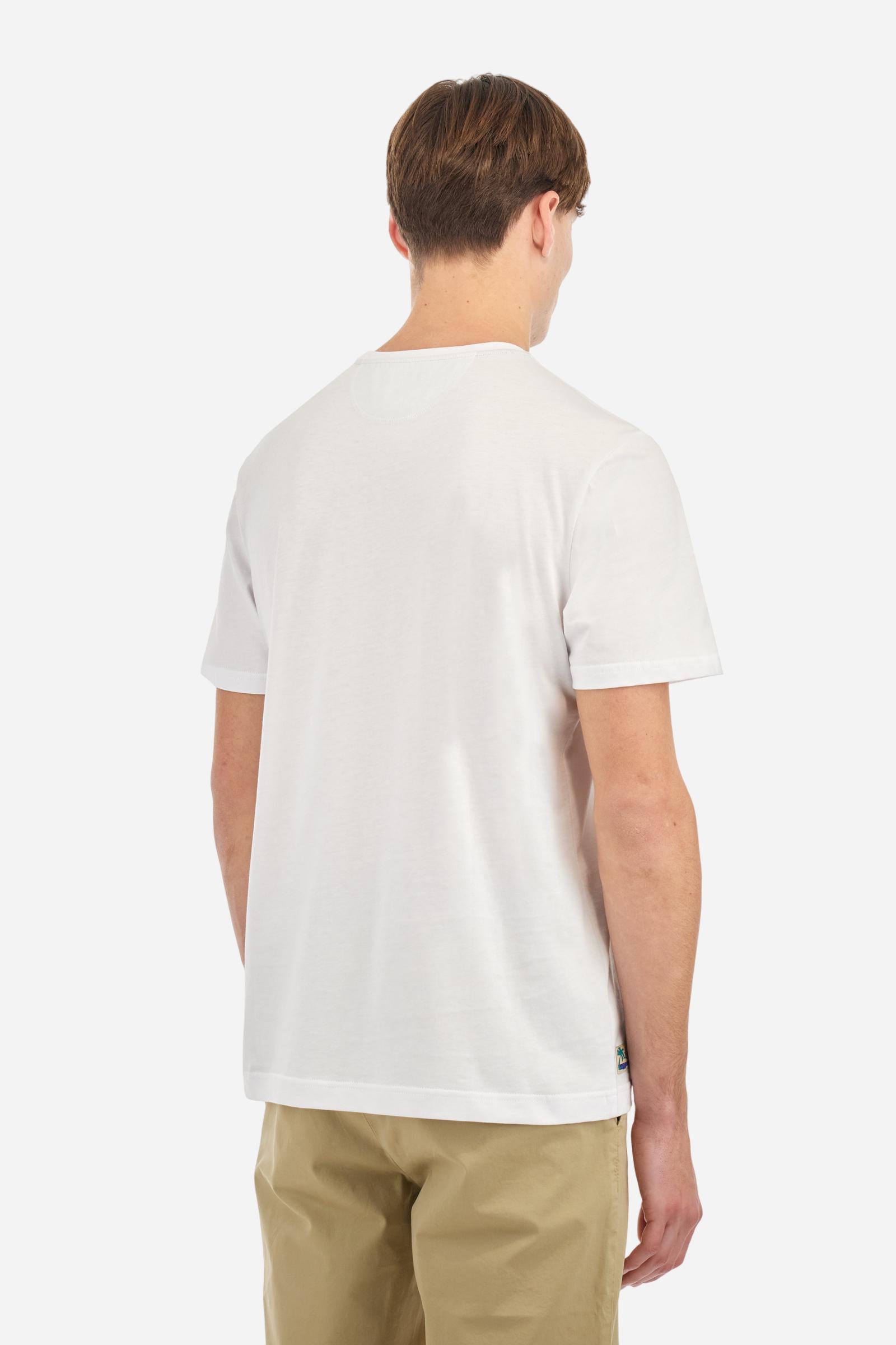 T-Shirt aus Baumwolljersey in normaler Passform – Algar