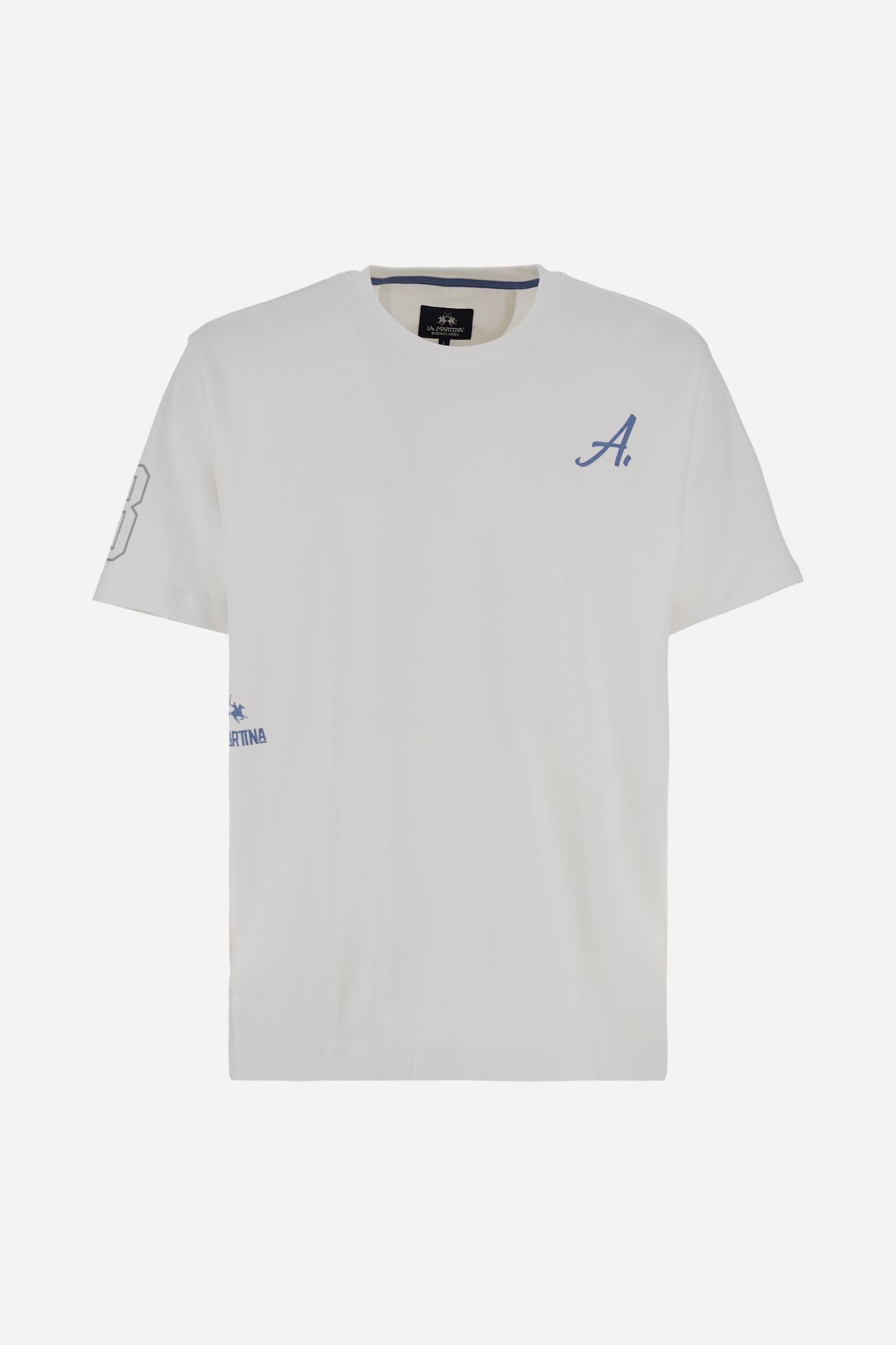 Men’s crew neck cotton jersey T-shirt Elite Polo – Ciceron