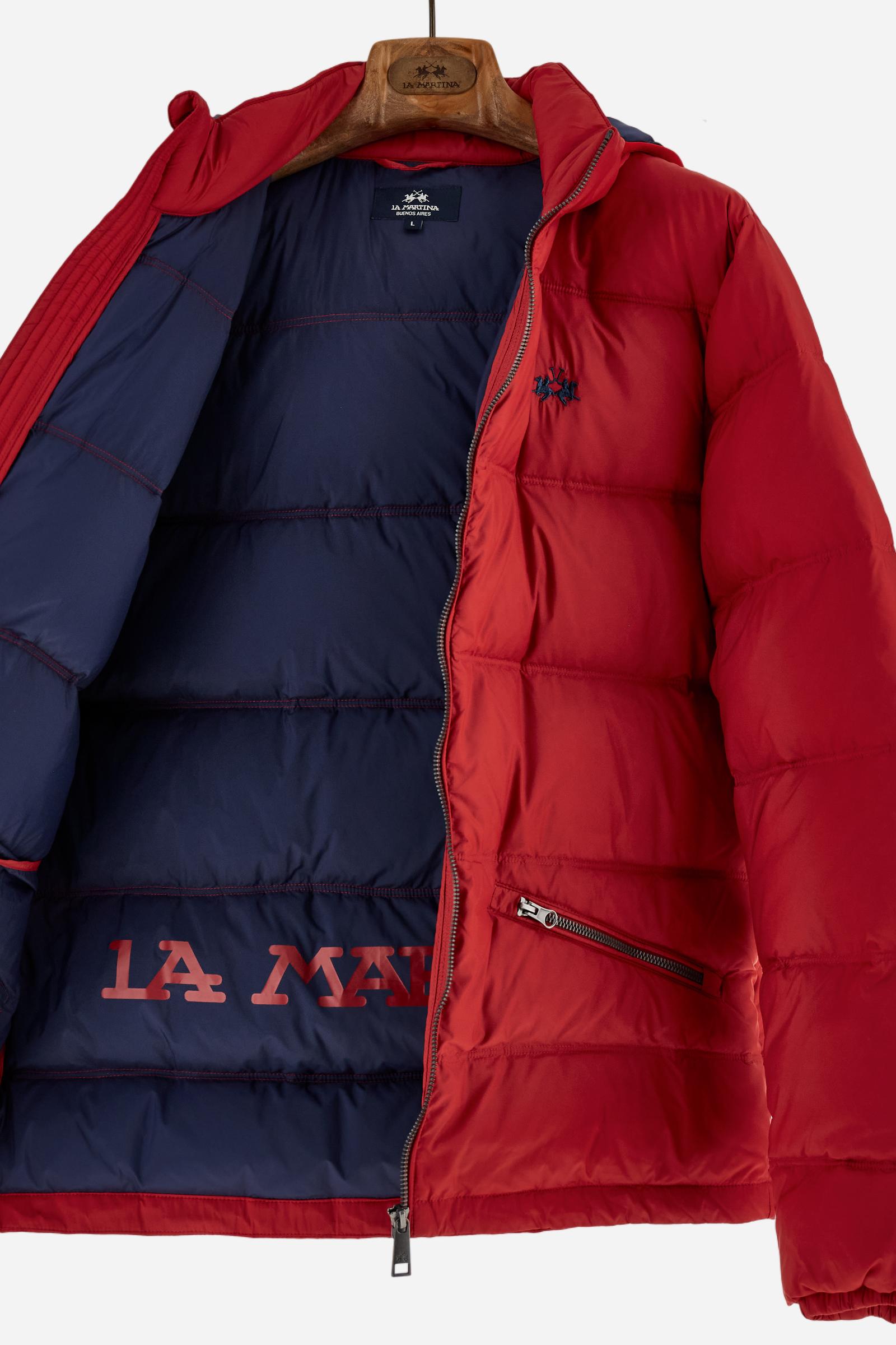 Men’s nylon down jacket with feather padding - Bertrand