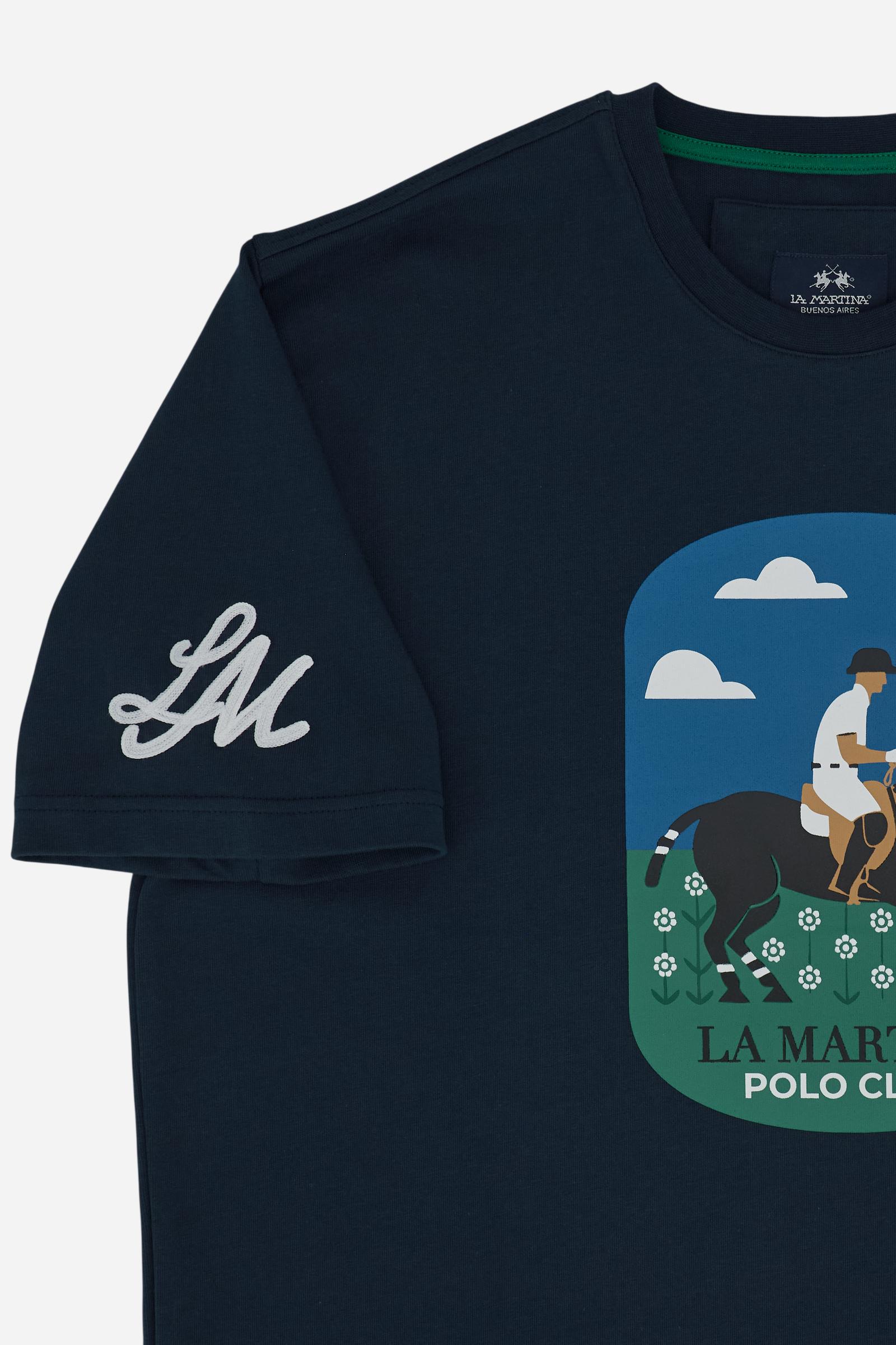 Camiseta hombre en jersey de algodón Capri Edition – Calvino