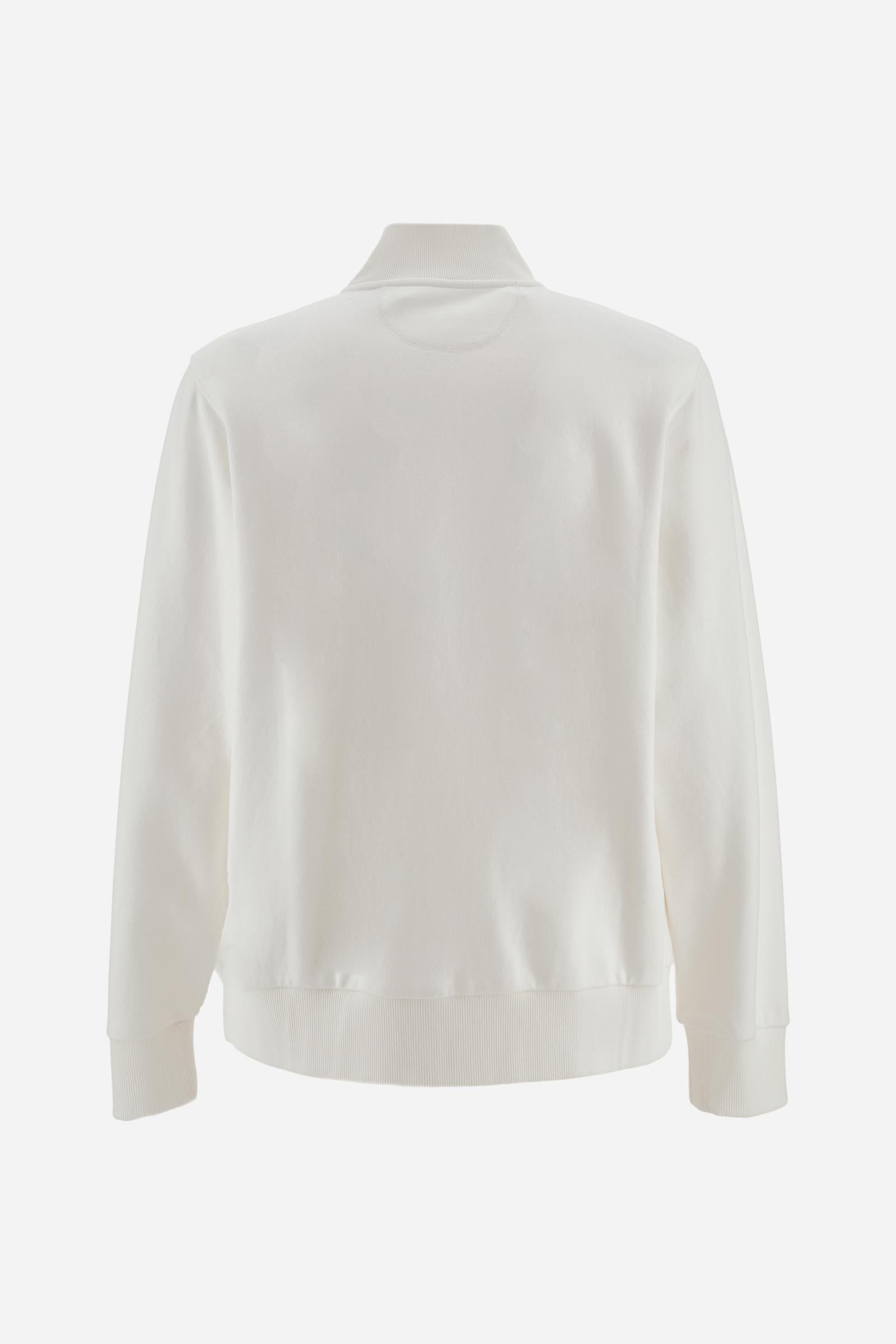 Men’s full zip cotton French Terry sweatshirt – Caden