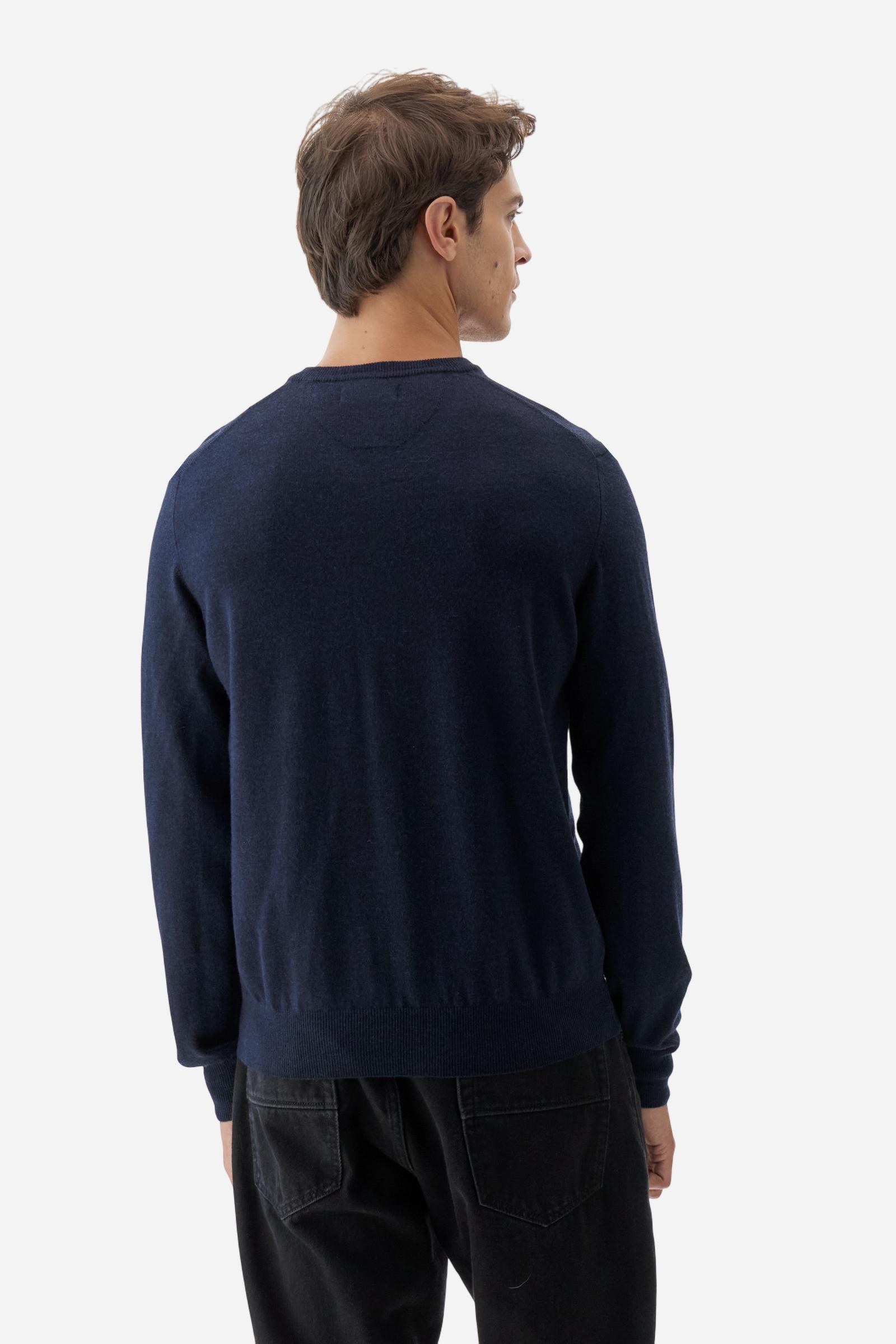 Men’s merino wool V-neck sweater - Barrie