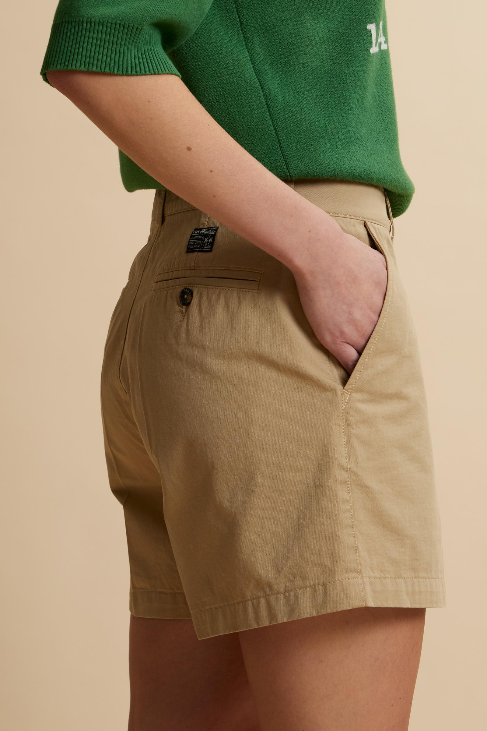 Women’s cotton twill Bermuda shorts – Cecilia