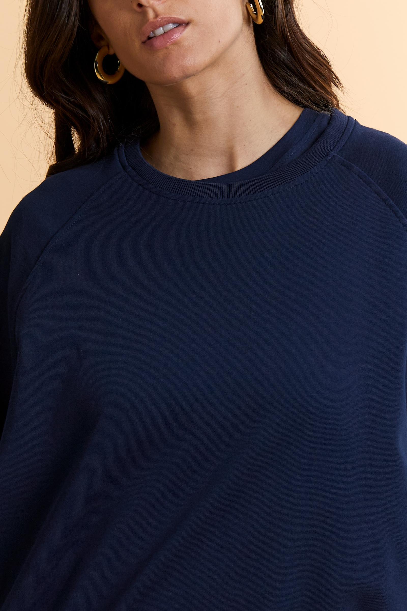 Sweat-shirt femme en French Terry de coton – Claudia