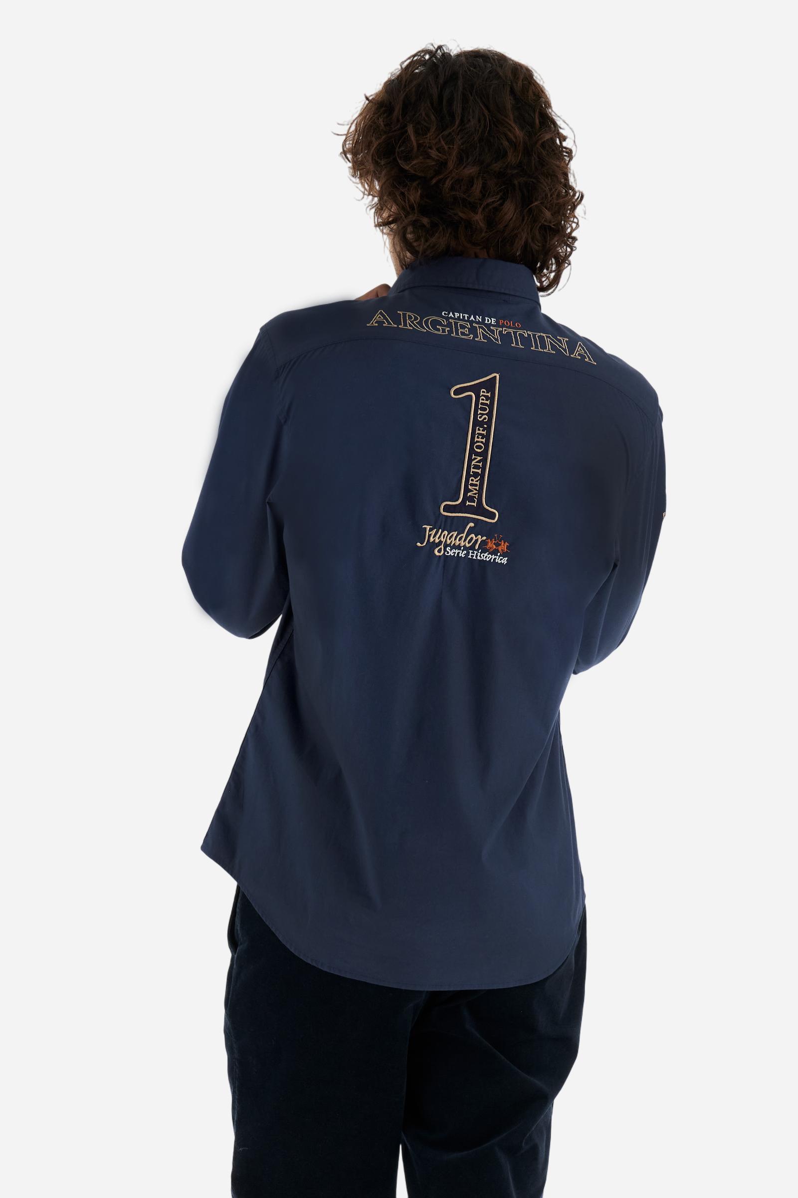 Men’s poplin shirt Argentina Logo - Rodolfo