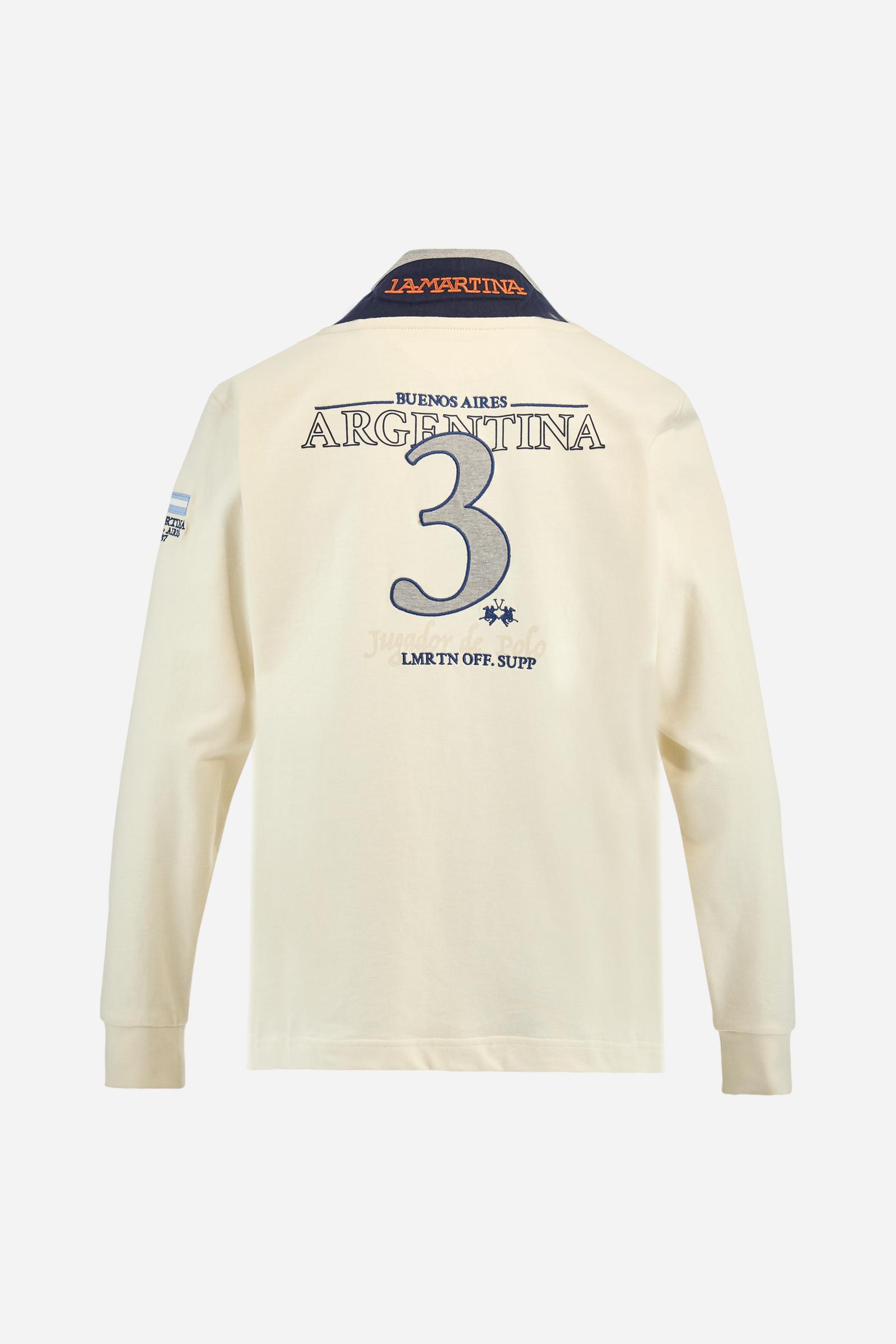 Men’s soft‑touch jersey polo shirt - Boniface