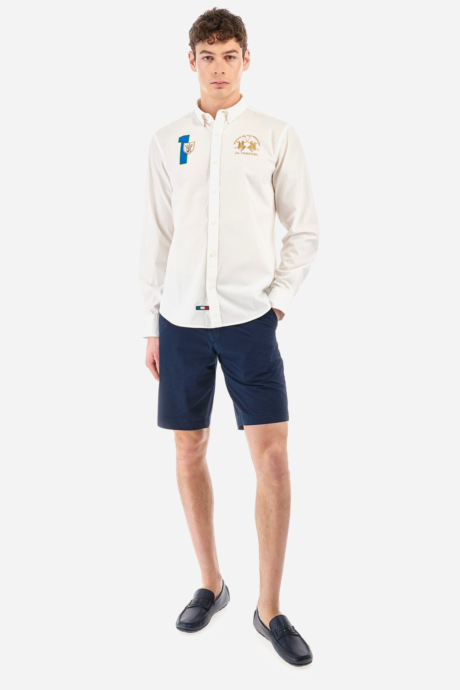 Regular-fit poplin shirt - Rodolfo