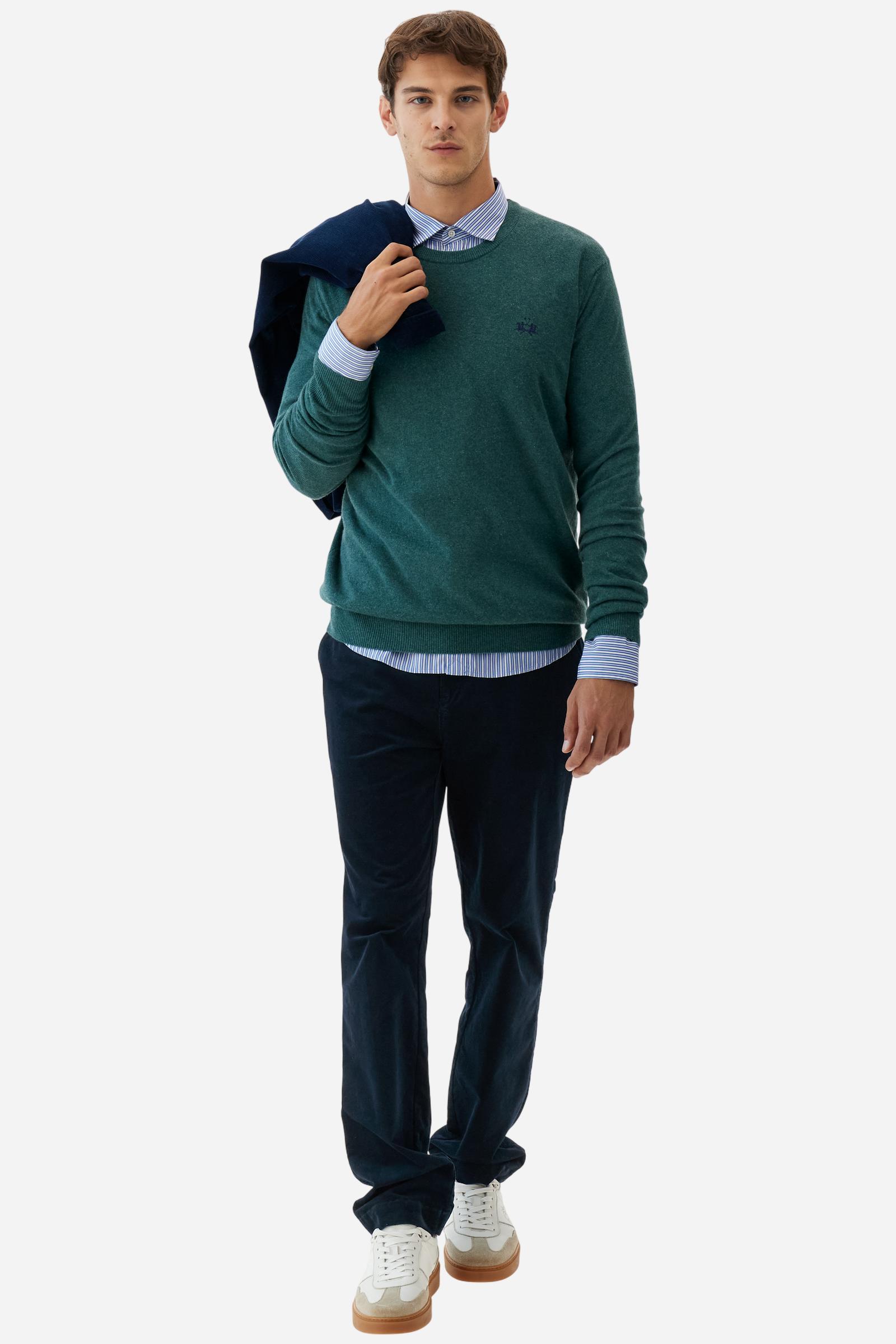 Herren-Rundhalspullover aus Wollmischung - Blaze