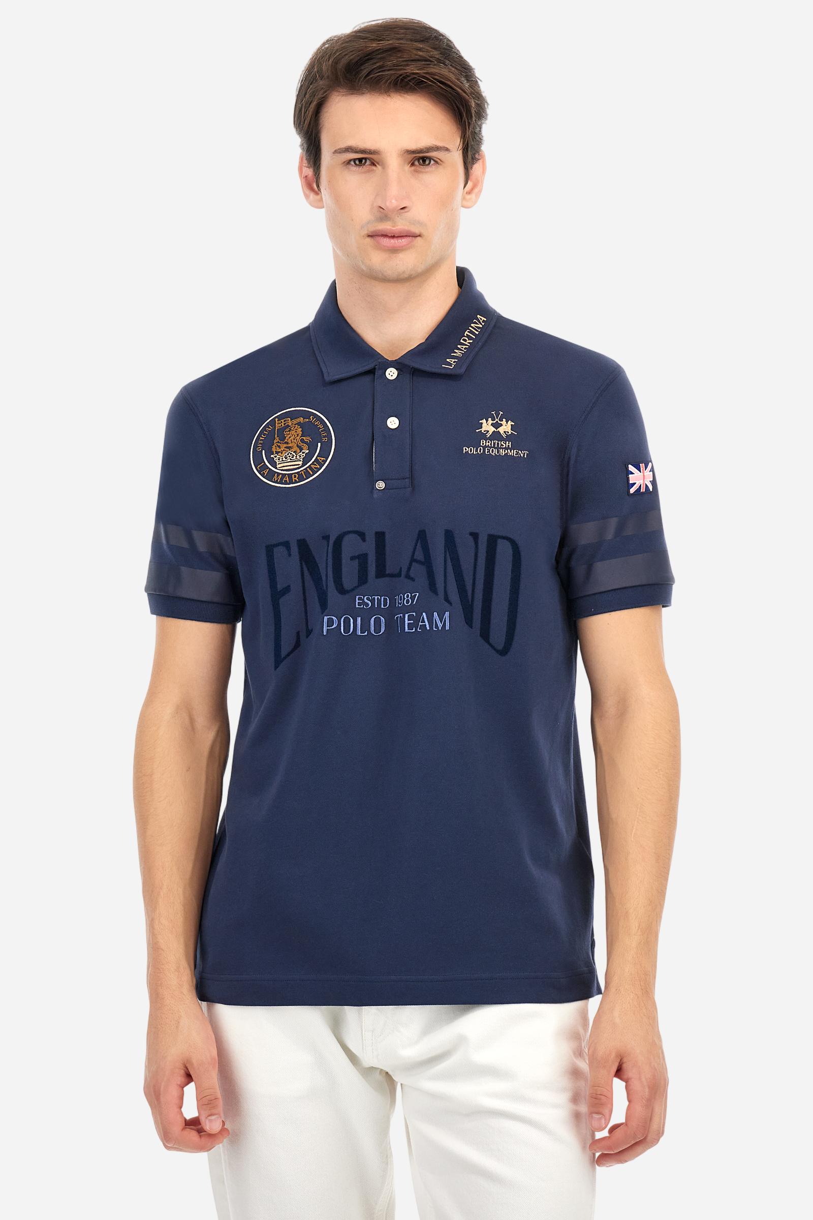 Polo shirt in stretch cotton piqué in regular fit Argimiro La Martina