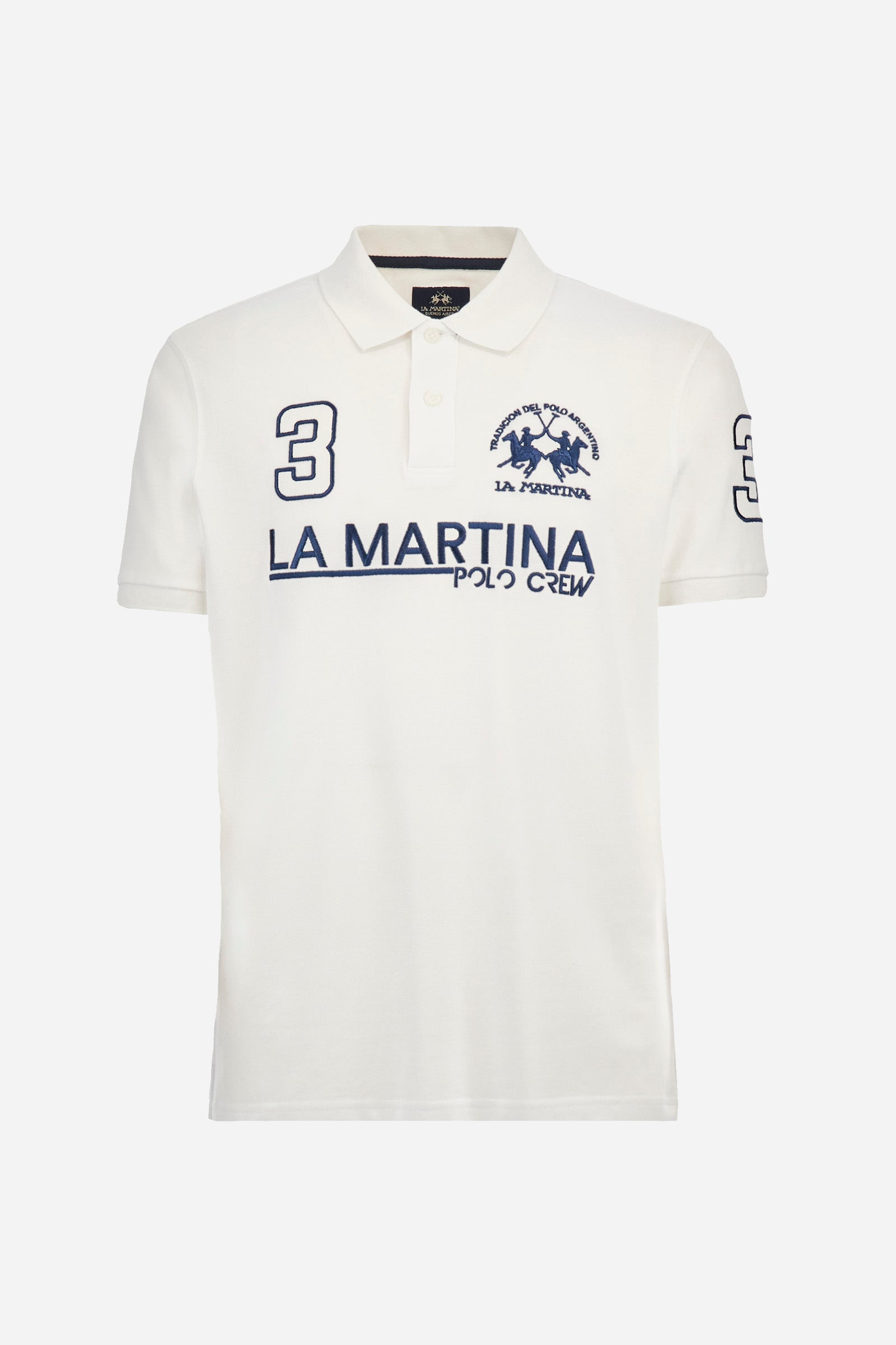 Polo en coton La Martina broderie - Akira