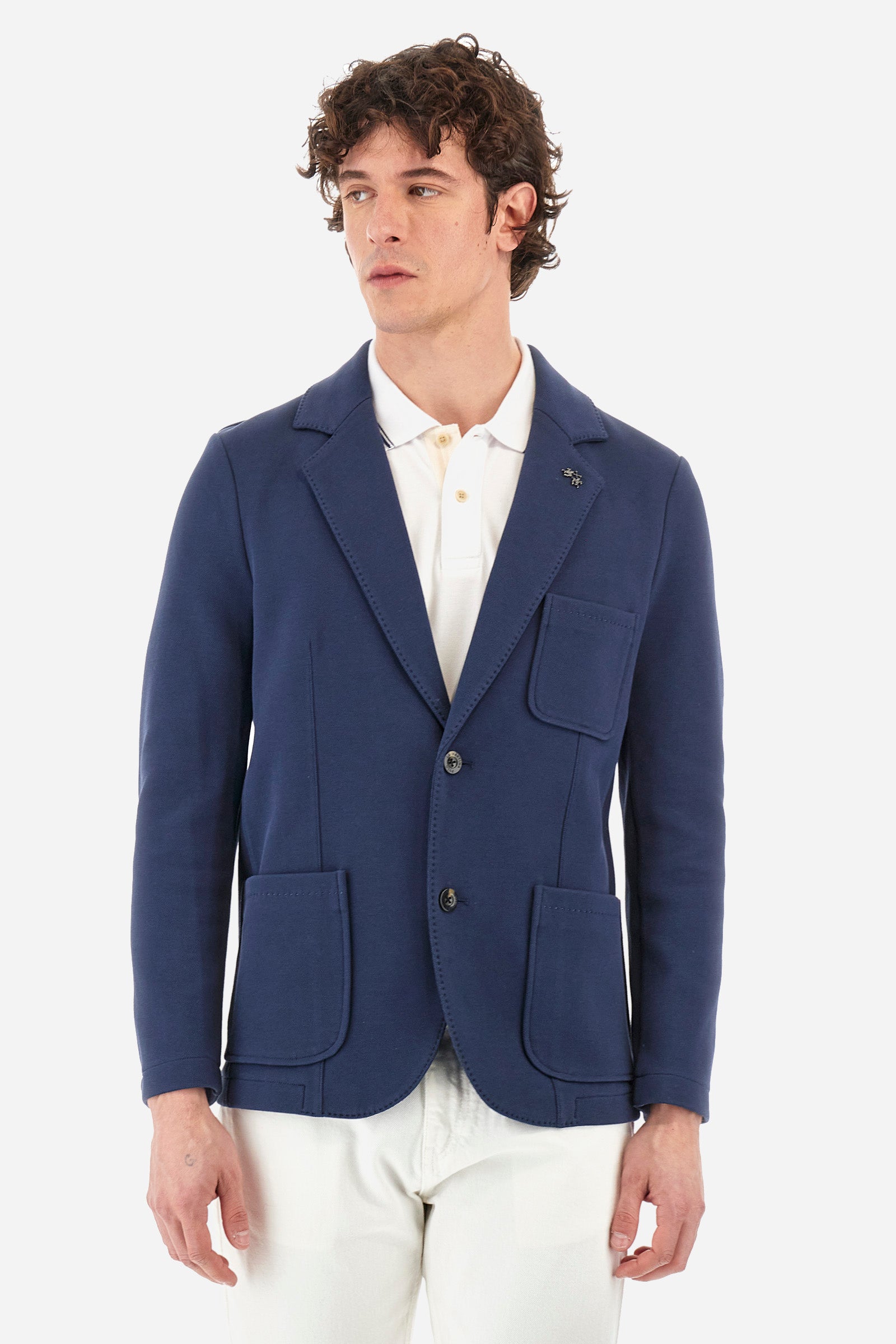 Blazer aus Stretch-Baumwolle Regular Fit - Yance | La Martina